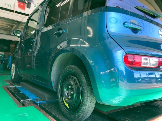 日産 キューブ 純正スチールホイール+タイヤ交換 | 店舗おススメ 日産 キューブ 純正スチールホイール+タイヤ交換 | 店舗おススメ