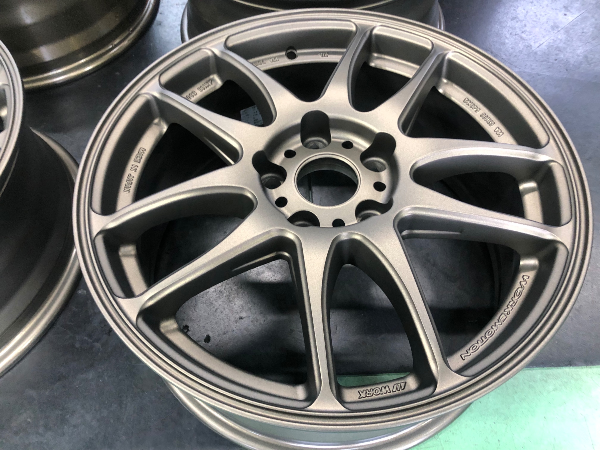 WORK EMOTION XD9アッシュドチタン(AHG) 17インチ 5穴
