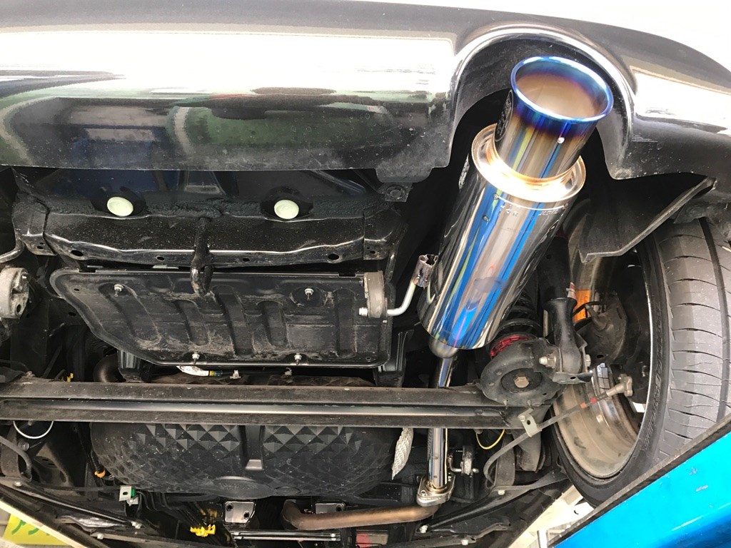 コペン L880K ビルワークス ビルチタンマフラー チタン