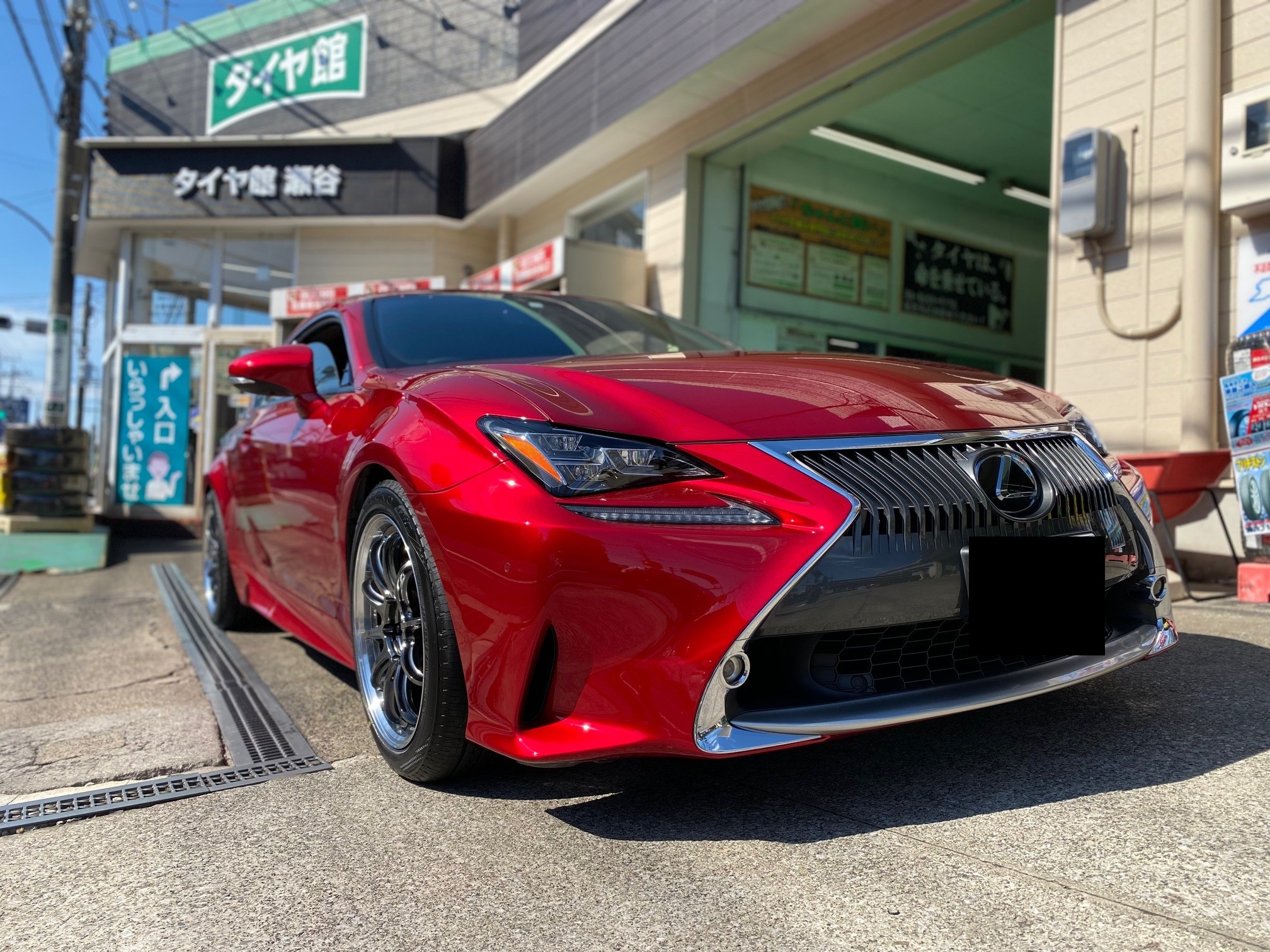 レクサスRC ワークエモーションZR10 18インチ取付 | レクサス RC350