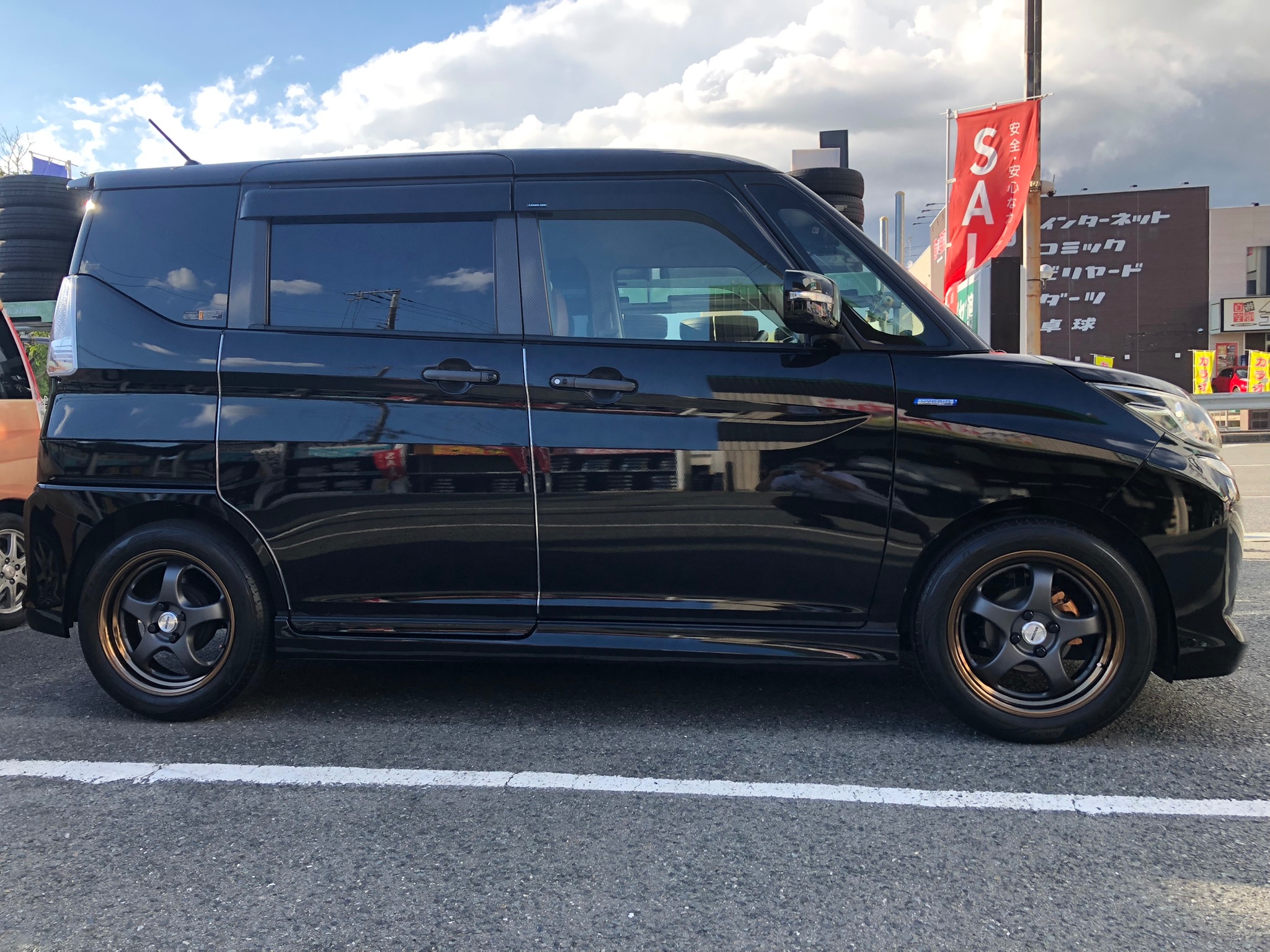 スズキ MA36S ソリオにWORK MEISTER S1R 16インチMGMカラー取り付け