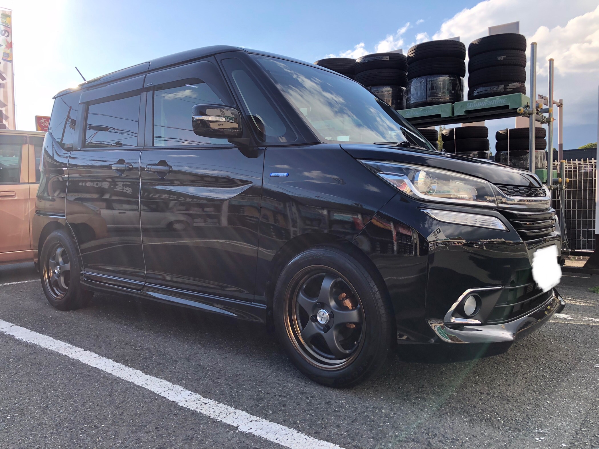 スズキ MA36S ソリオにWORK MEISTER S1R 16インチMGMカラー取り付け