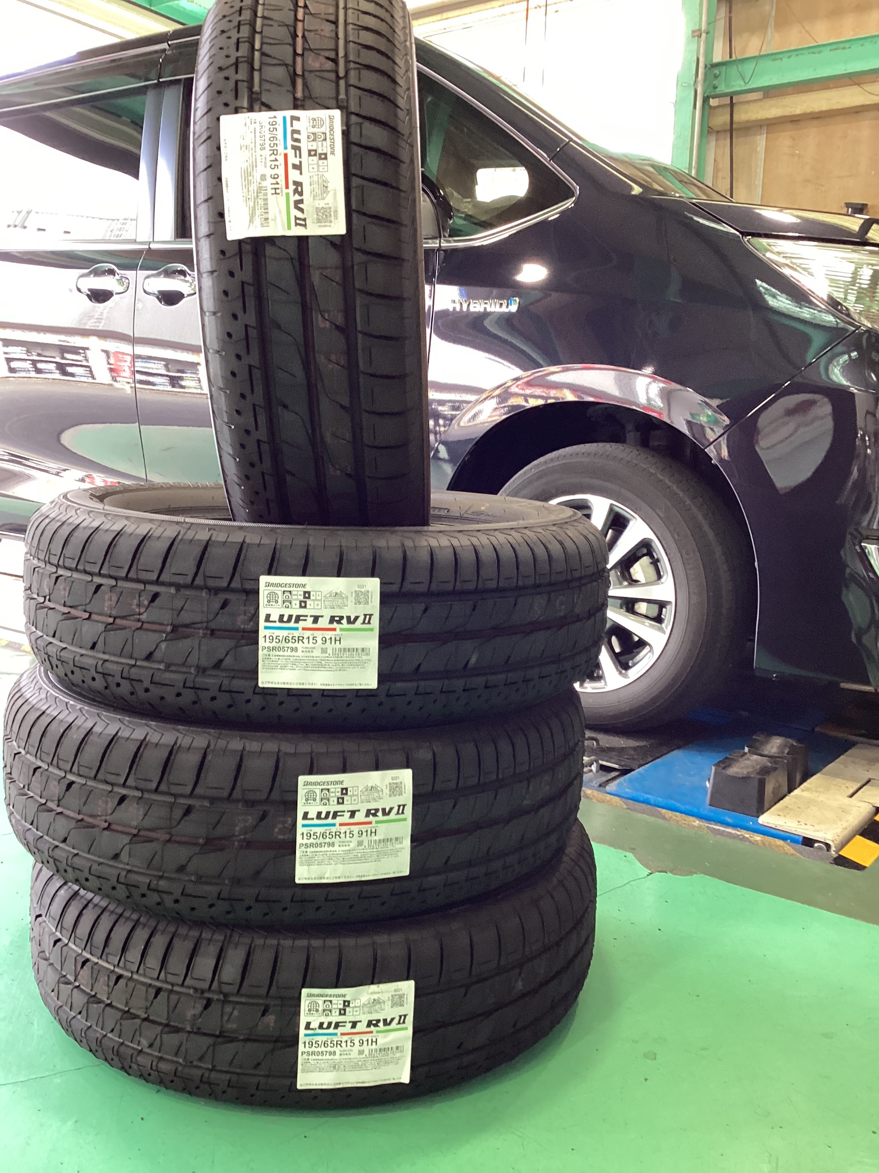 ブリヂストン ルフトRV わたり II 195/65R15 4本セット