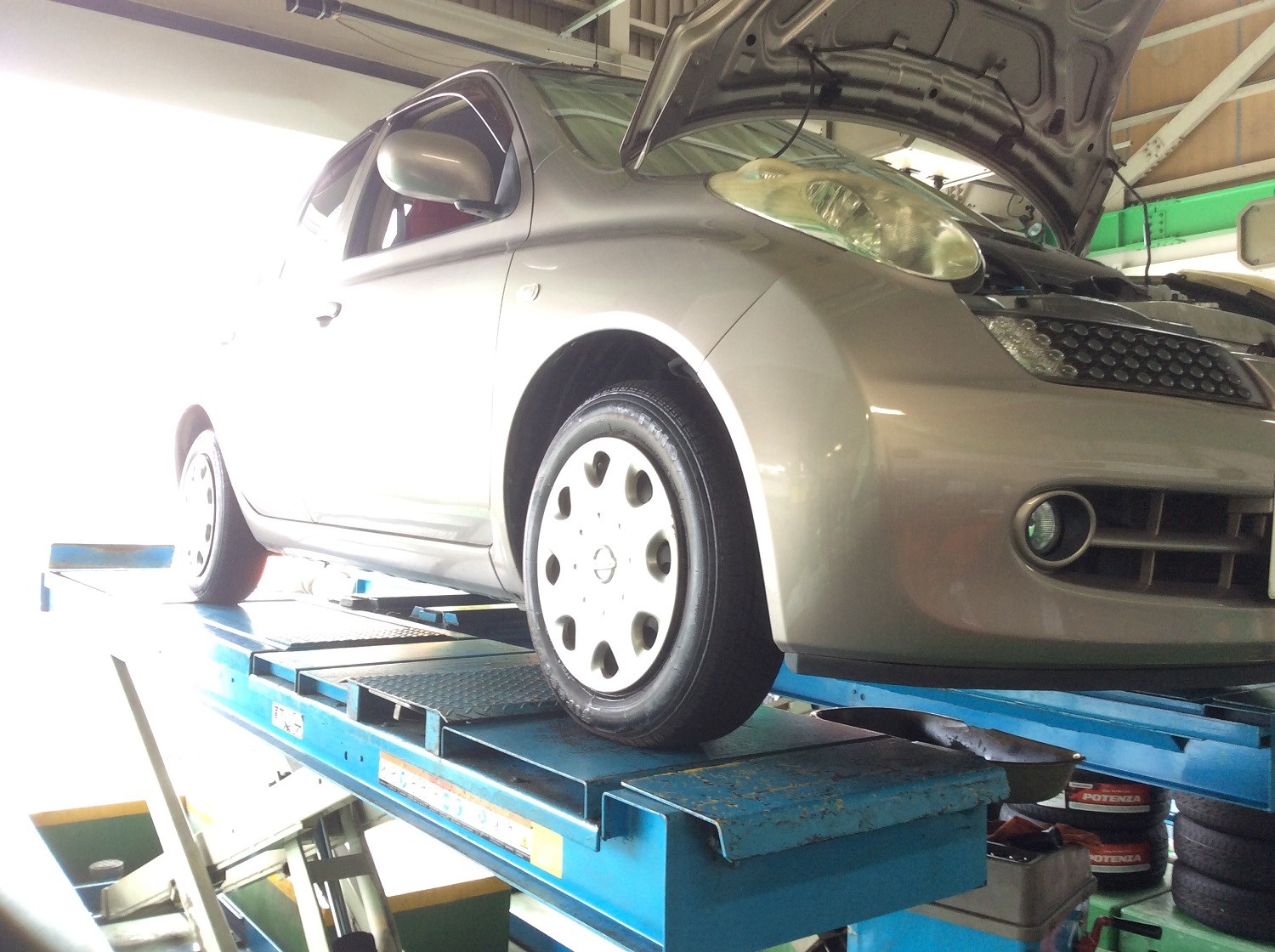 只今ｵｲﾙ抜き中～。