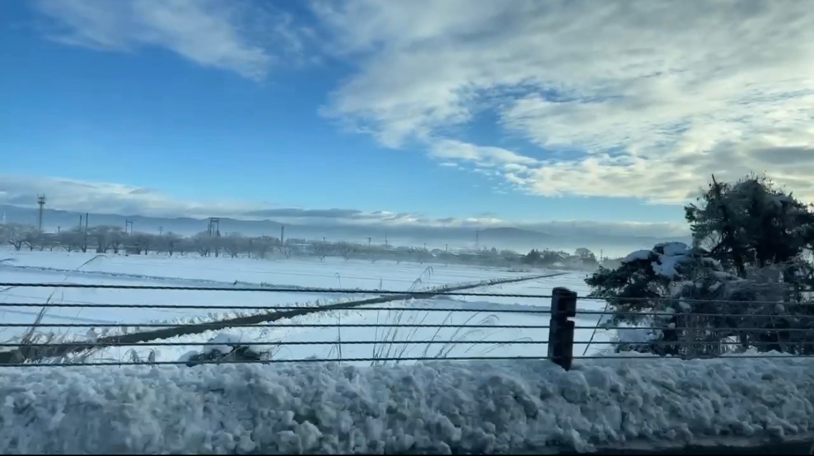 スタッフ撮影 助手席から撮影しました