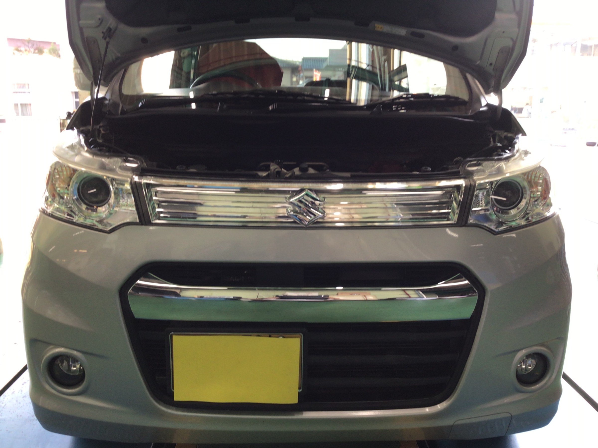 ワゴンRオイル交換　タイヤ館廿日市