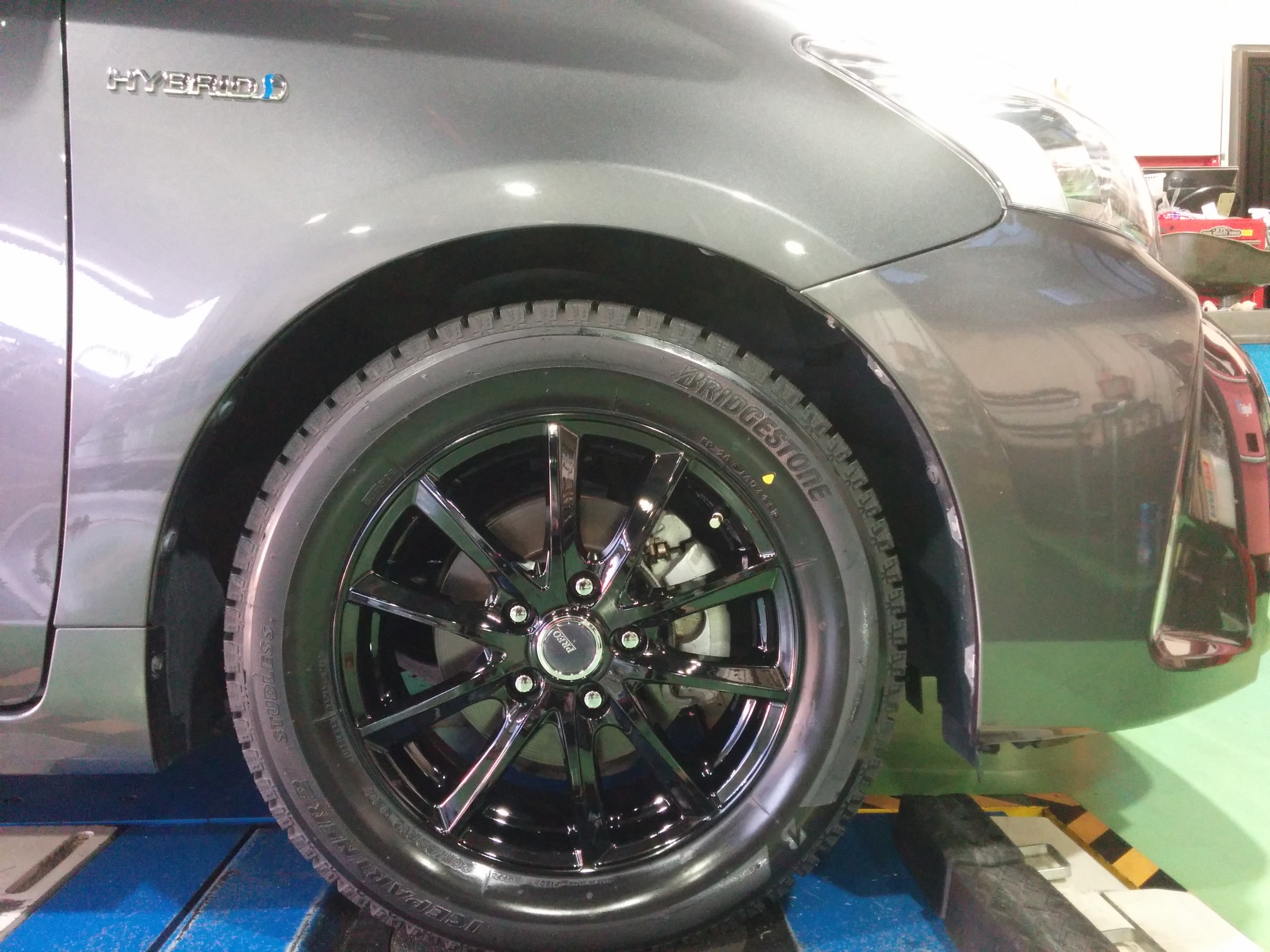 スタッドレス タイヤ＆ホイール交換】トヨタ プリウスα DAA-ZVW41W 205