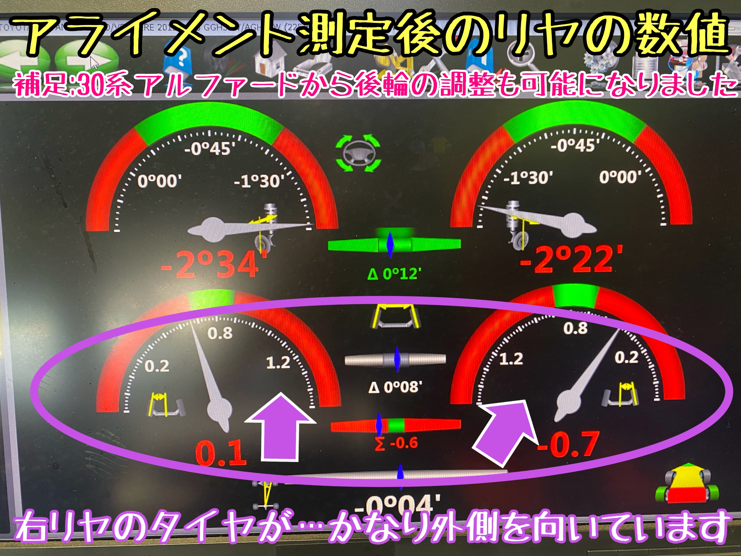 ブリヂストン　タイヤ館下松店　タイヤ交換　アライメント調整