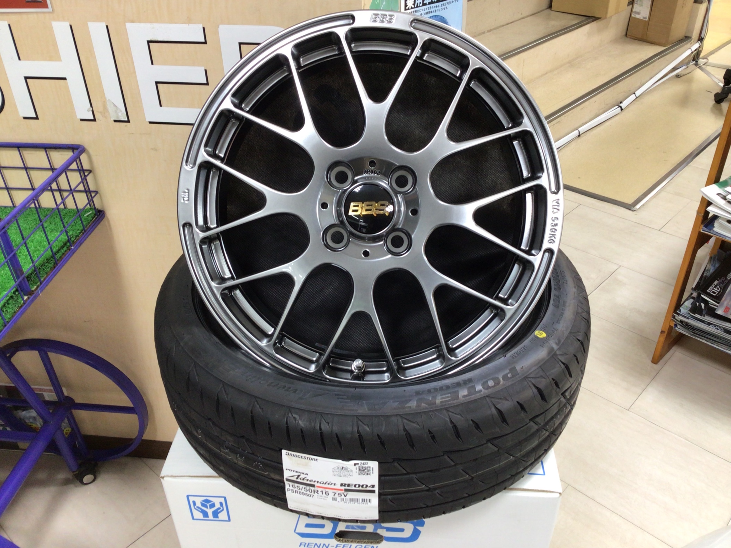 15インチ　軽　BBS メッシュ