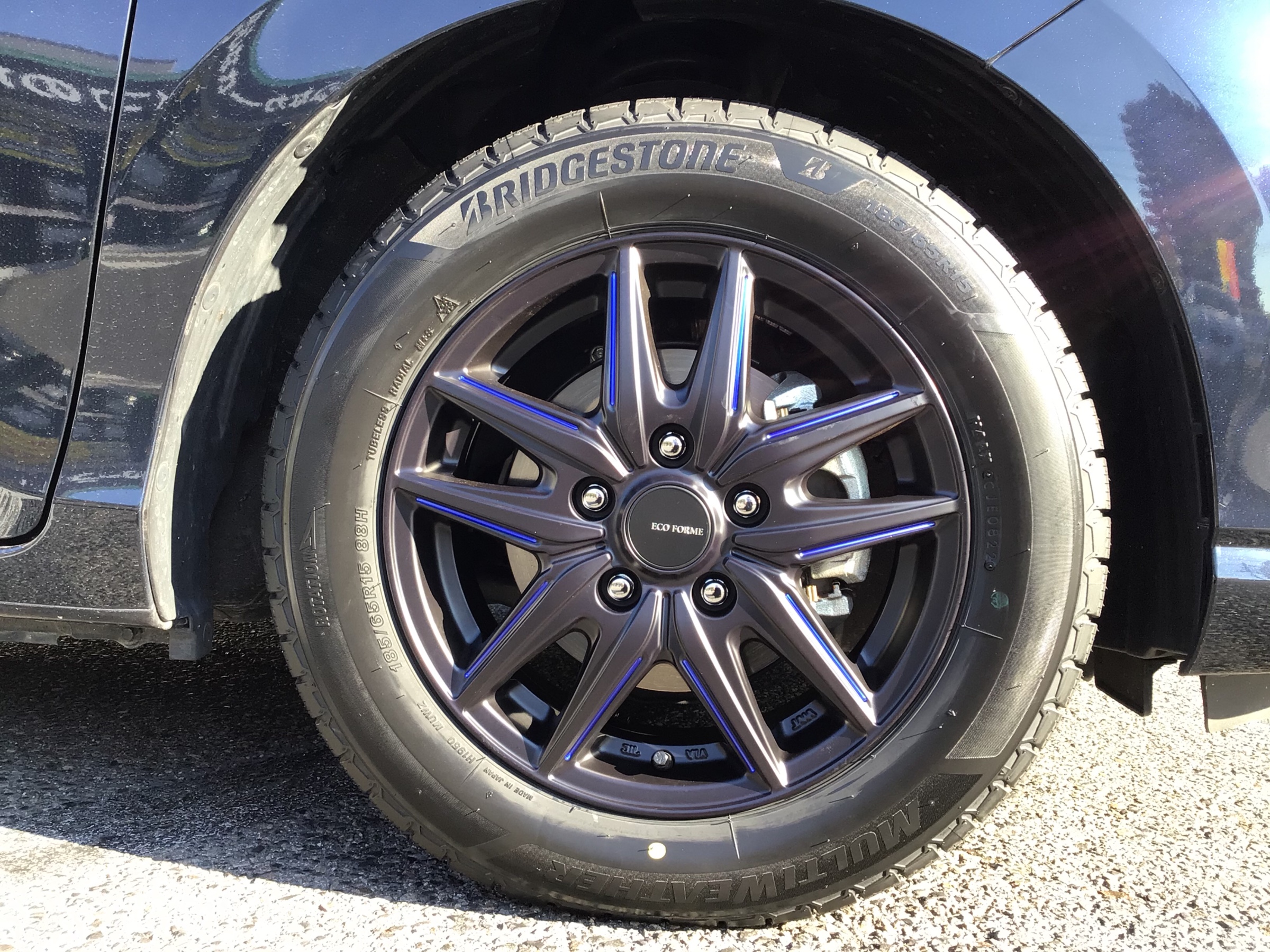 ホンダ純正アルミホイール&ブリヂストンタイヤセット 185 /65 R15 