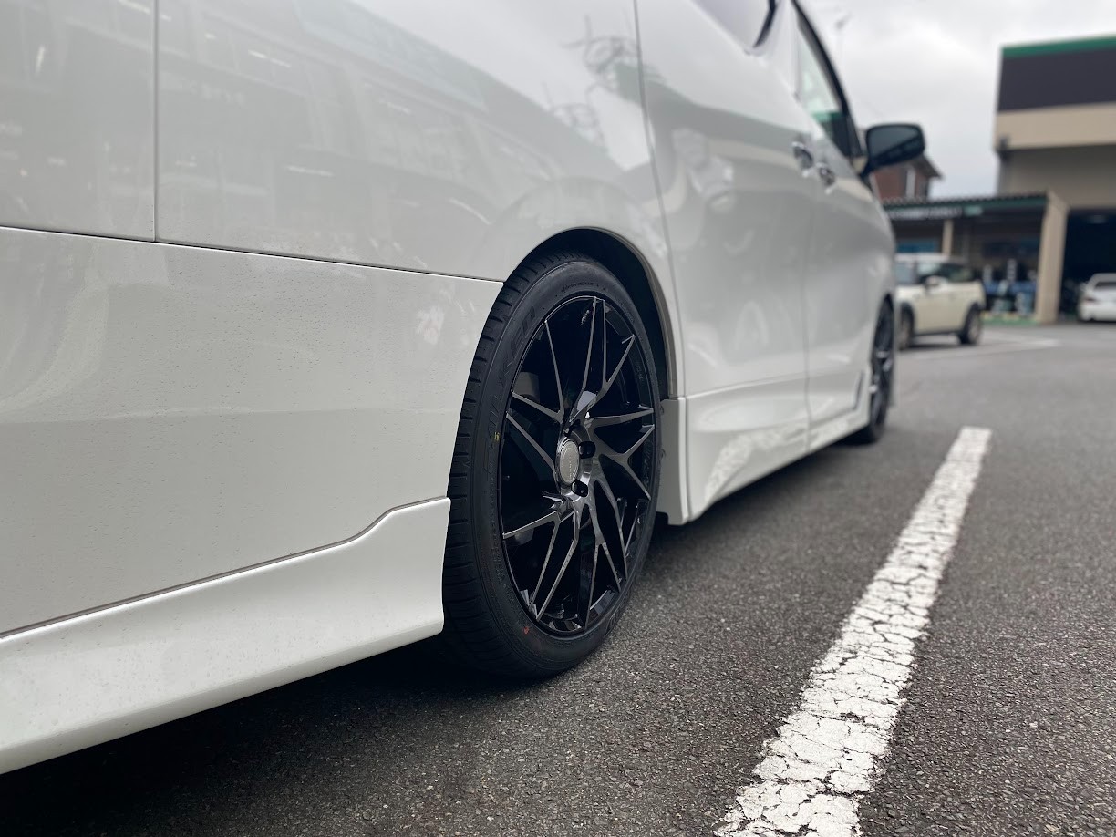 アルファード 【テイン車高調 WORKホイール 取付】 | 店舗お