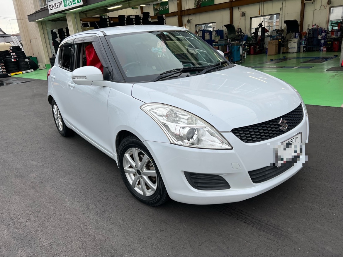 SUZUKI・スイフト・ZD72S】スタッドレスタイヤ交換 | 店舗お