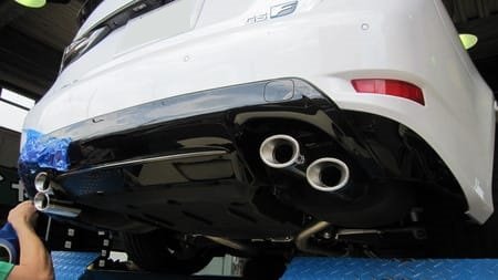 レクサスＧＳＦにマフラー装着 | レクサス GS-F その他 パーツ取付 ...