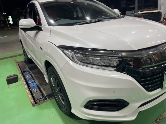 ホンダ ヴェゼル スタッドレスタイヤ交換 | ホンダ ヴェゼル タイヤ