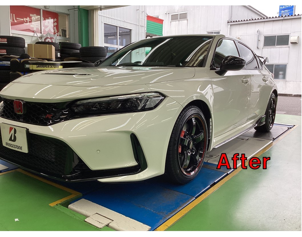 ホンダシビックタイプR用のスノータイヤ