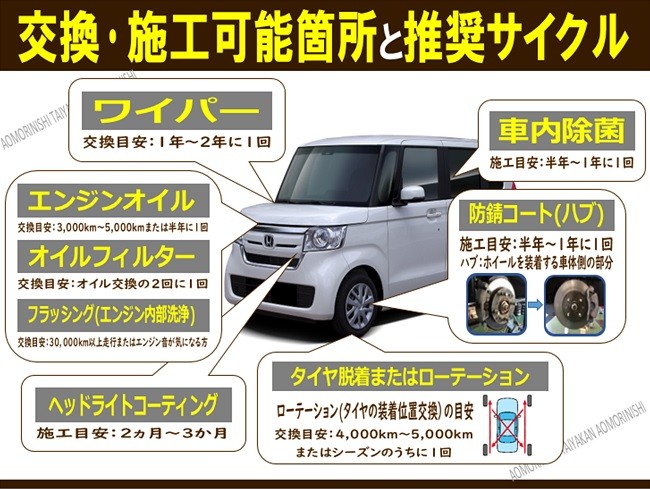 メンテナンスパック】お得にタイヤ交換やオイル交換が出来るパック