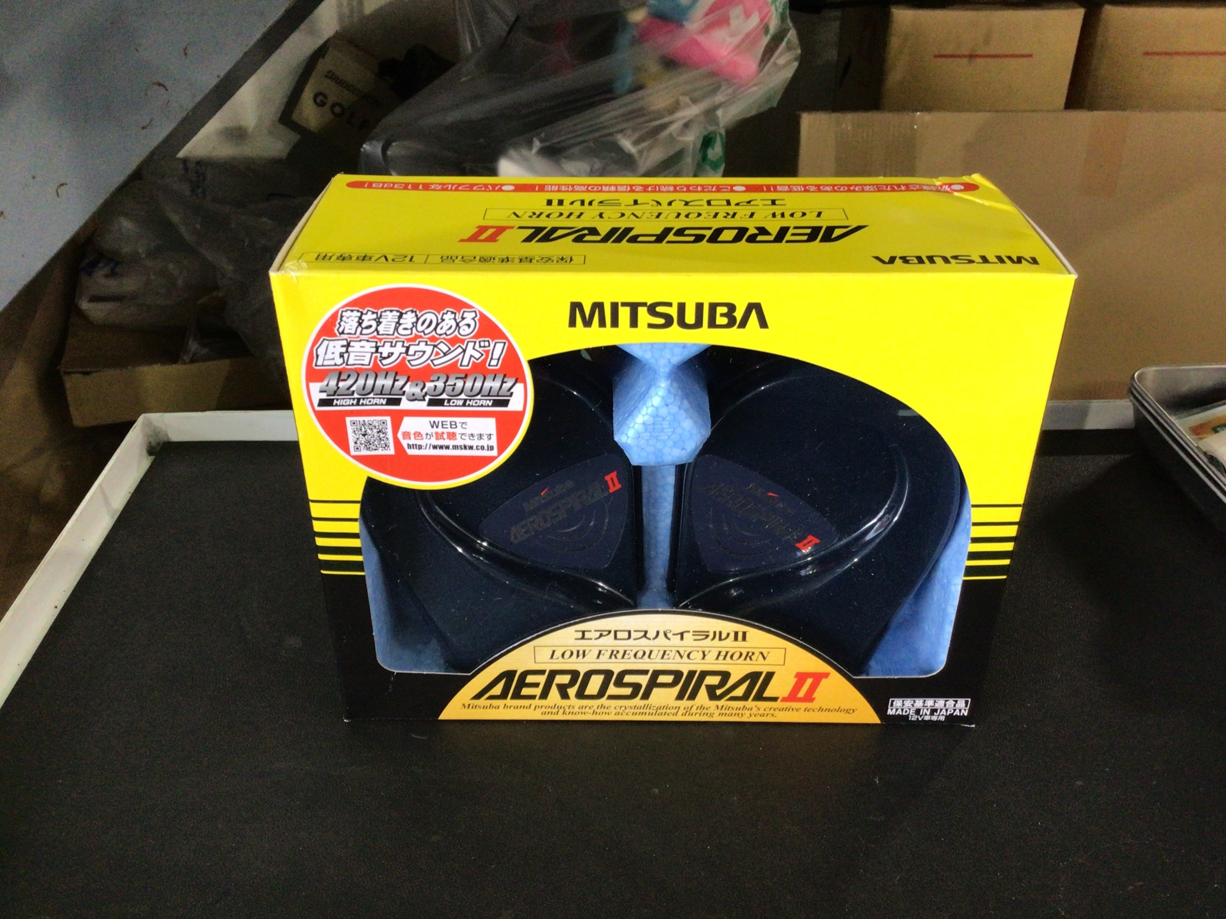 Mitsuba ARENA II 高性能ホーン 添う 12V 未使用
