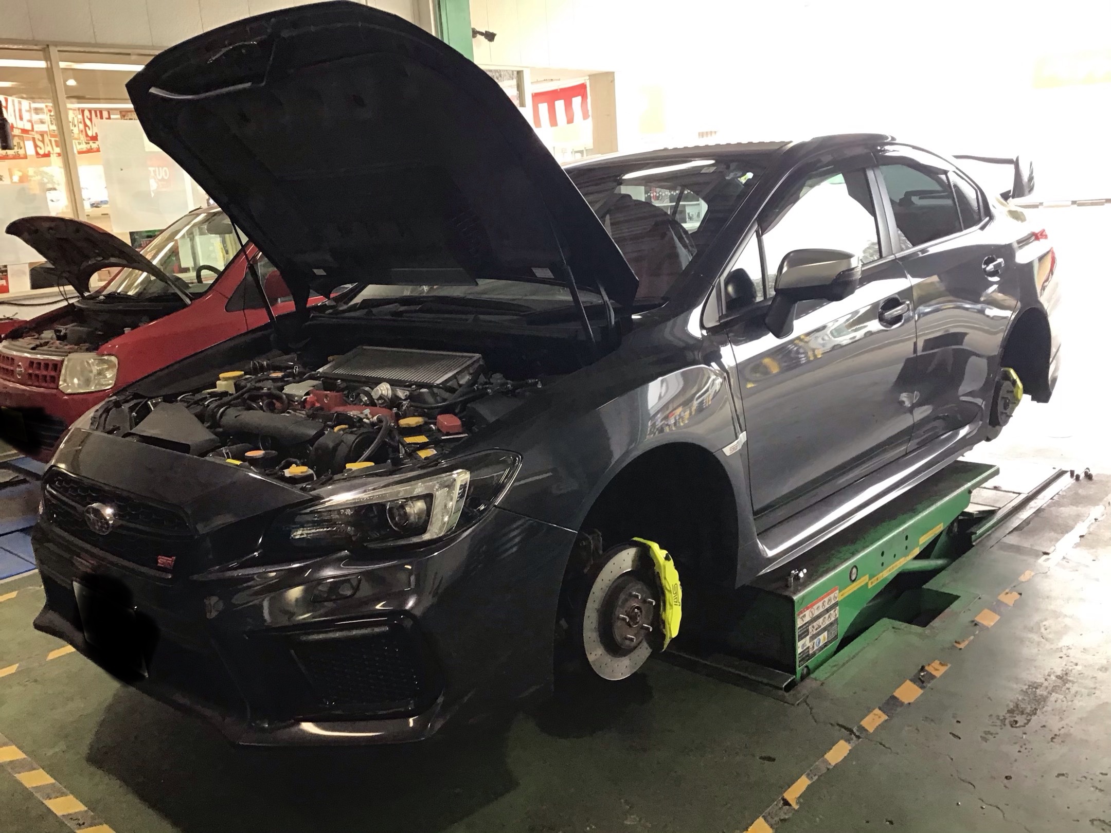 ☆ スバル WRX STI (VAB) スタッドレスタイヤ交換 | スバル WRX STI