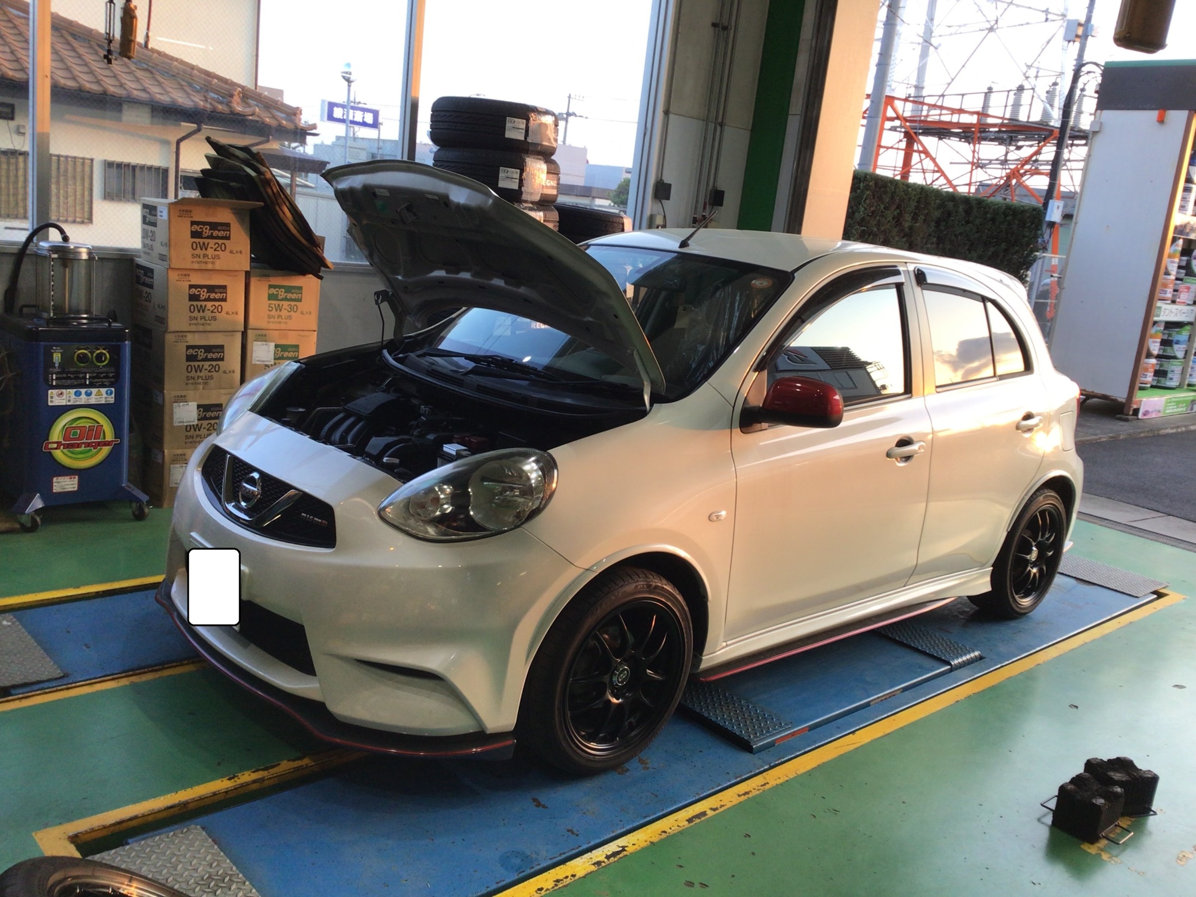マーチニスモにTEIN FLEX Z 取付 | 店舗おススメ情報 | タイヤ館