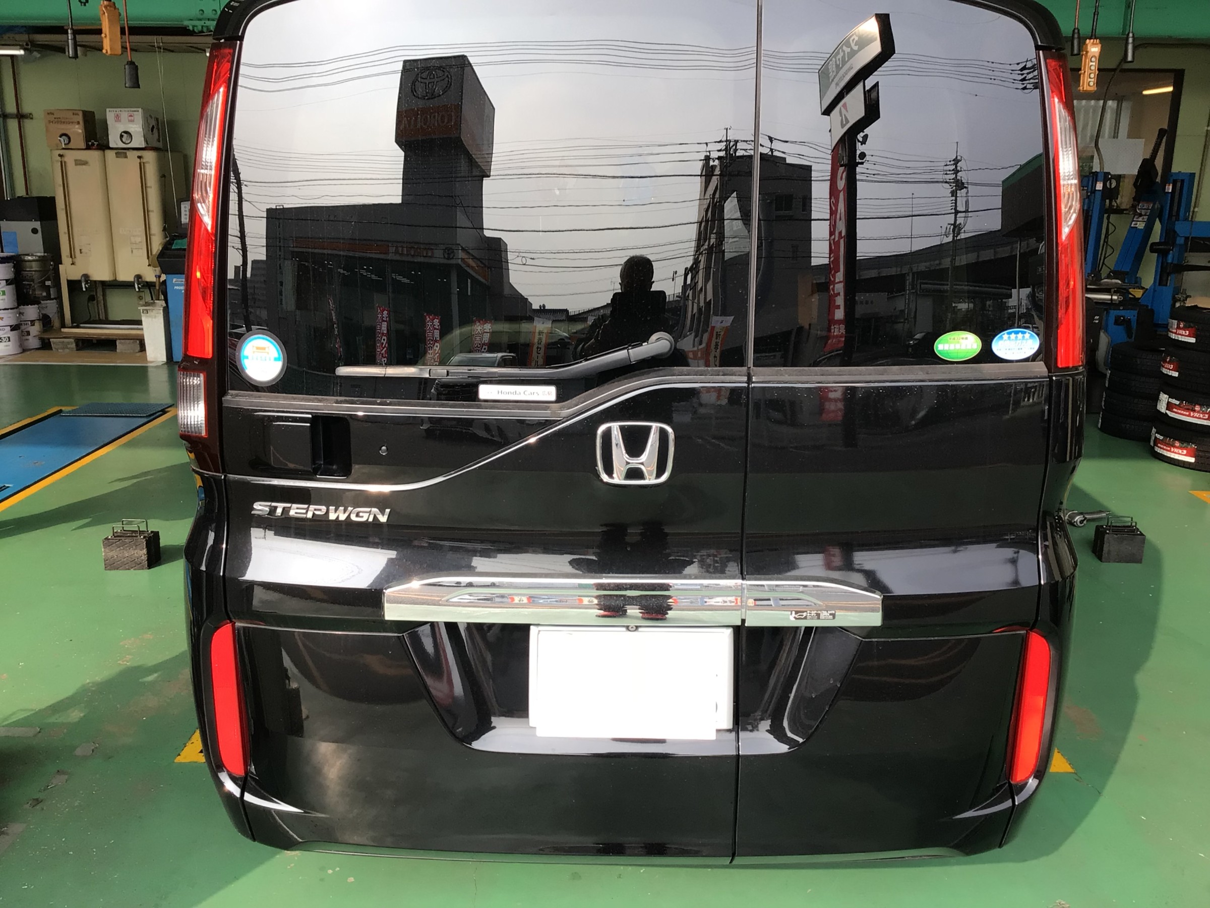 ホンダ　　RP1型ステップワゴン　夏タイヤ交換　タイヤ館廿日市