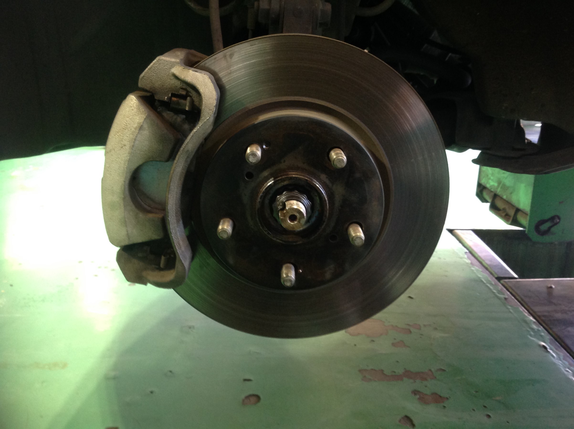 スタッフの車なので問題ありません