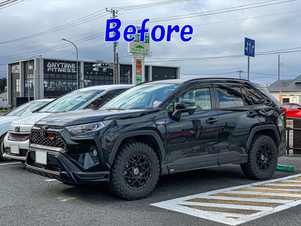 RAV4 WORKホイール取付 | 店舗おススメ情報 | タイヤ館 那珂