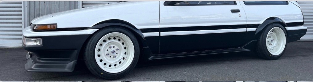 SUPER RAP復刻！? | トヨタ スプリンタートレノ ホイール タイヤ