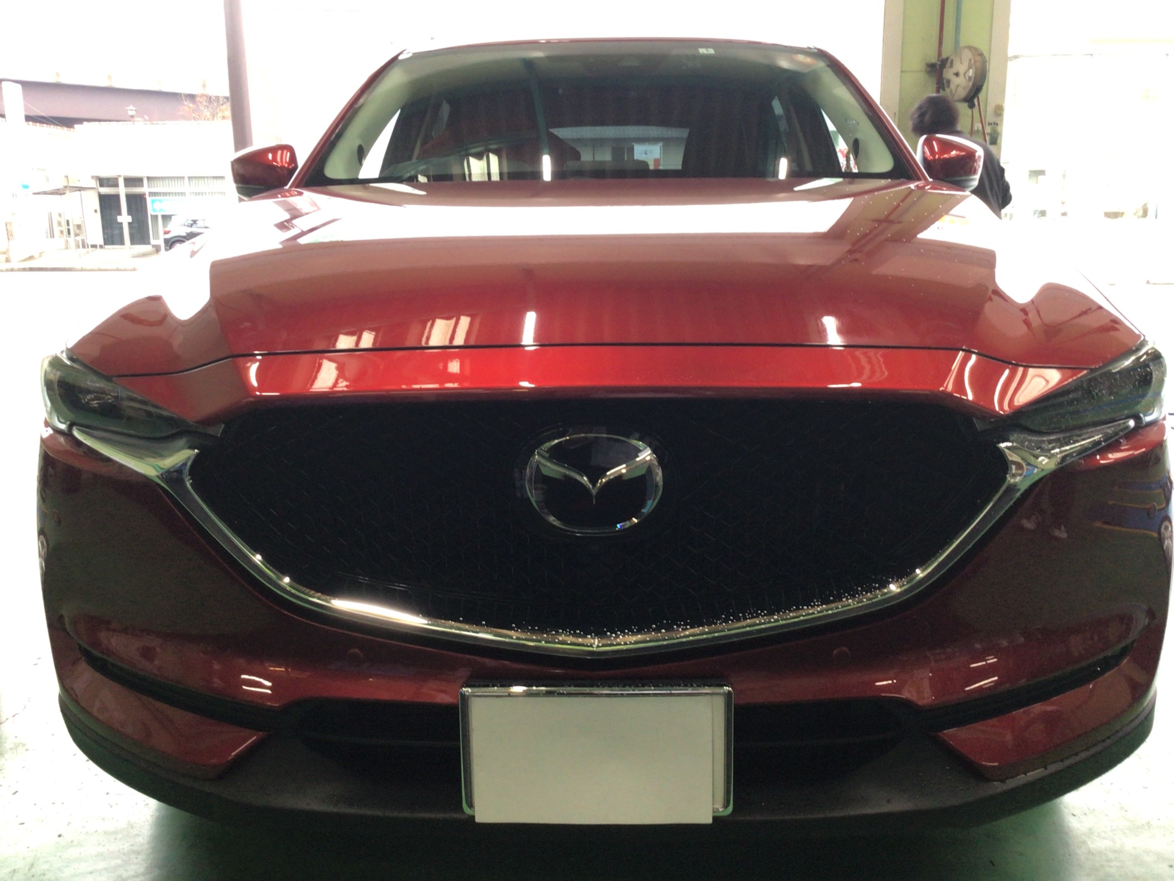 マツダ　CX-5　スタッドレスホイールセット取り付け　タイヤ館廿日市