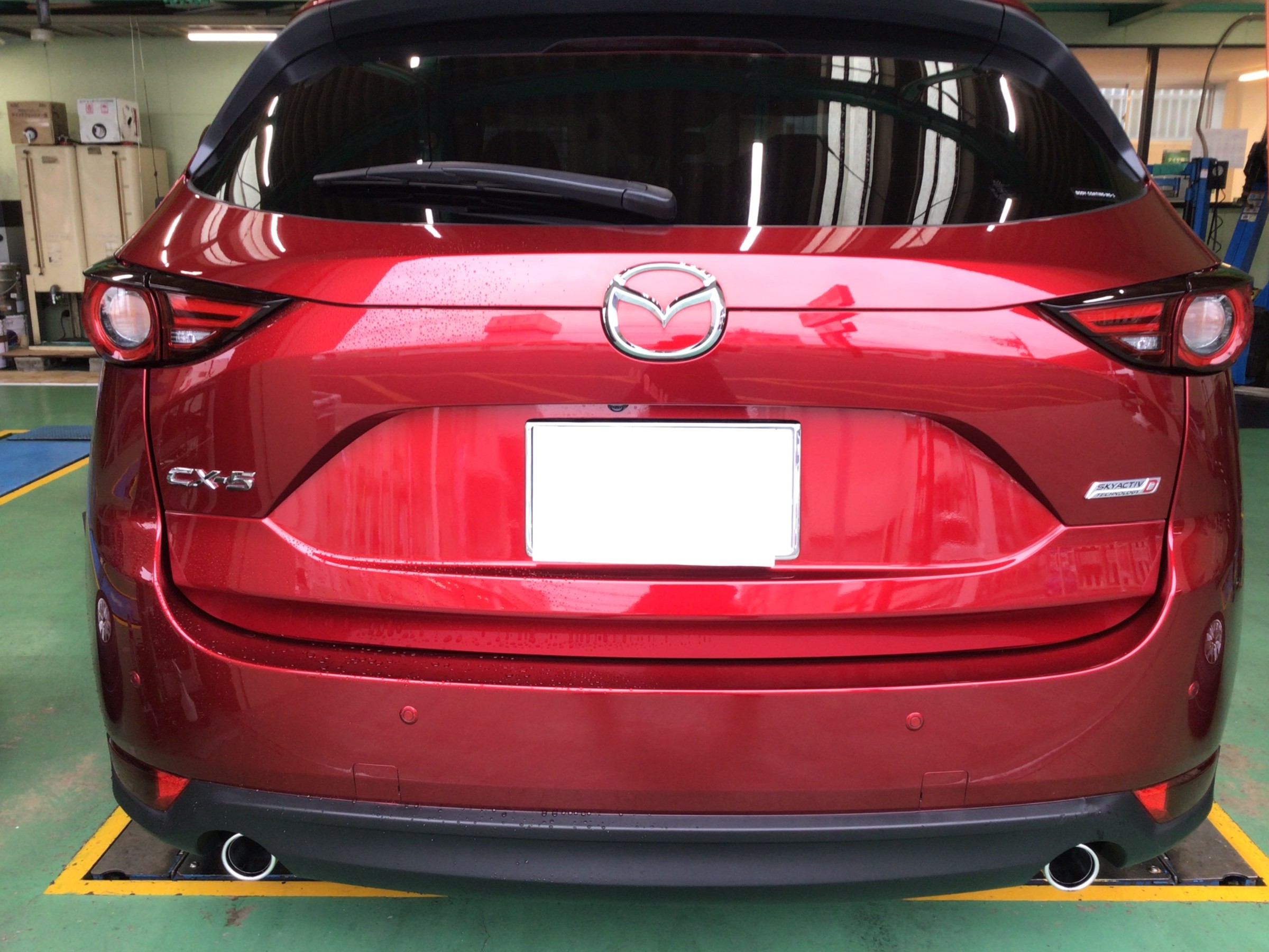 マツダ　CX-5　スタッドレスホイールセット取り付け　タイヤ館廿日市