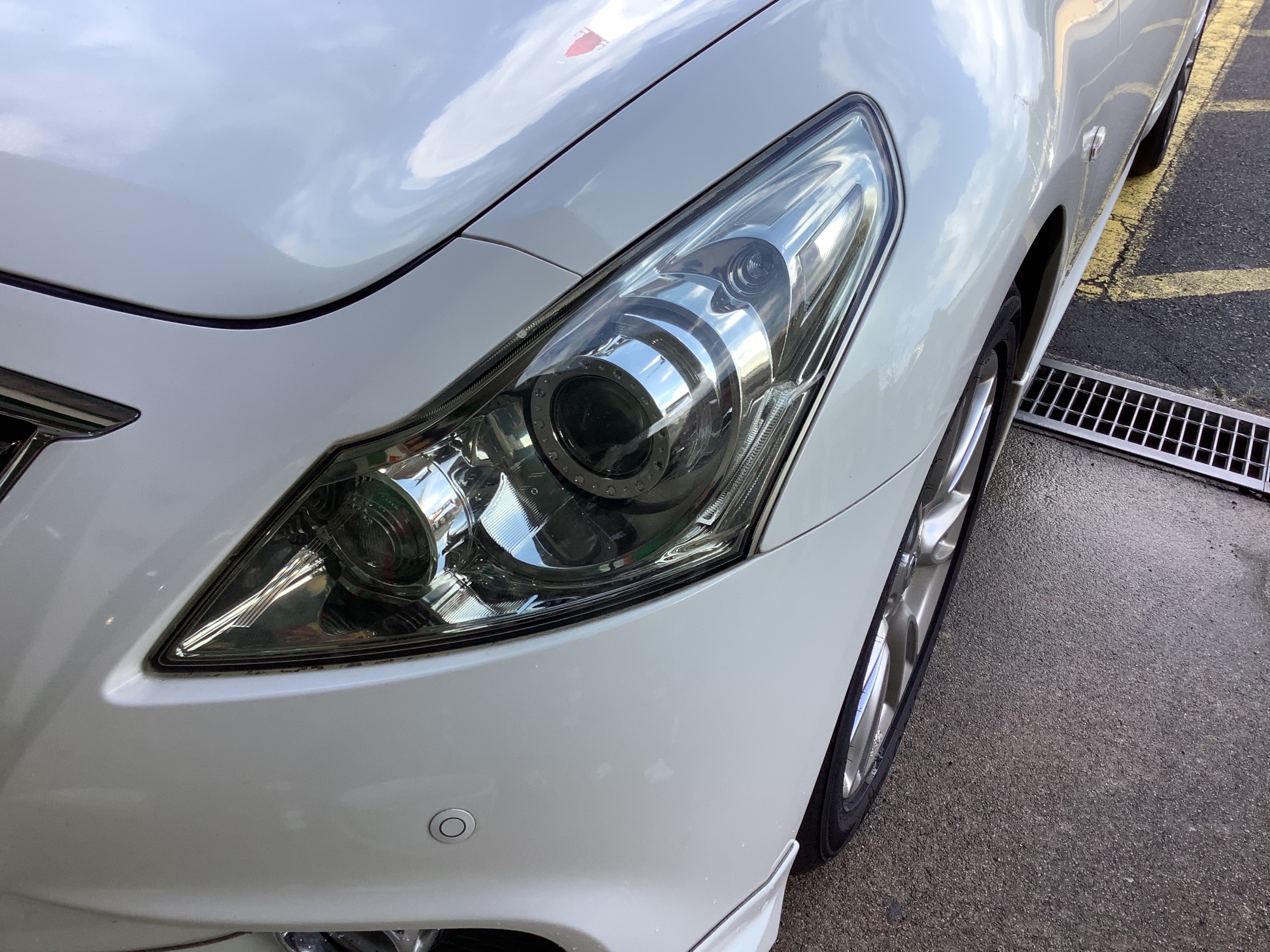 日産/スカイライン(V36) ヘッドライトコーティング | 店舗お
