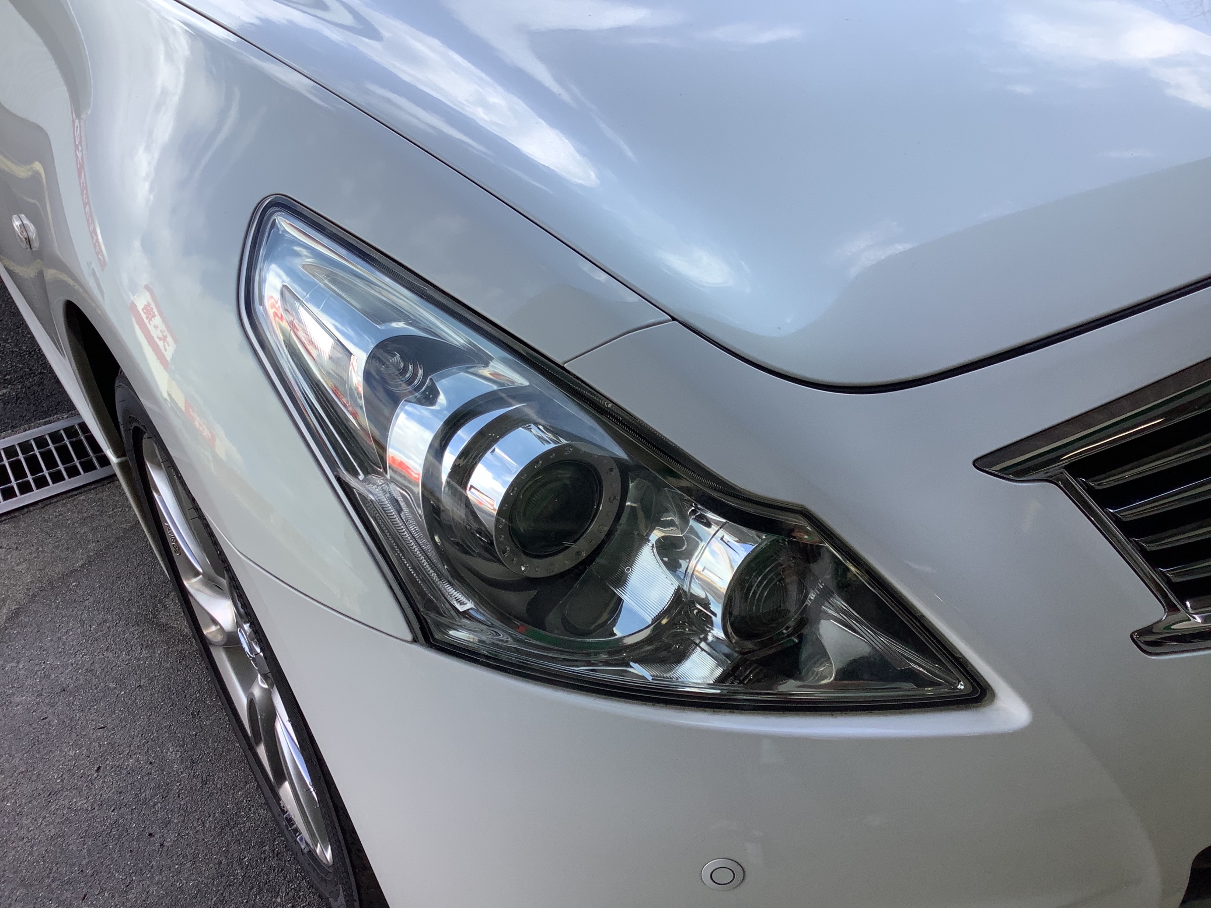 日産　スカイライン　V36 セダン　前期　ヘッドライト　スチーマー施工済　美品 LEDﾃｰﾙ l ﾍｯﾄﾞﾗｲﾄ l ﾚﾝｽﾞﾊﾟｰﾂｼｮｯﾌﾟ l 78WORKS l 78ワークス