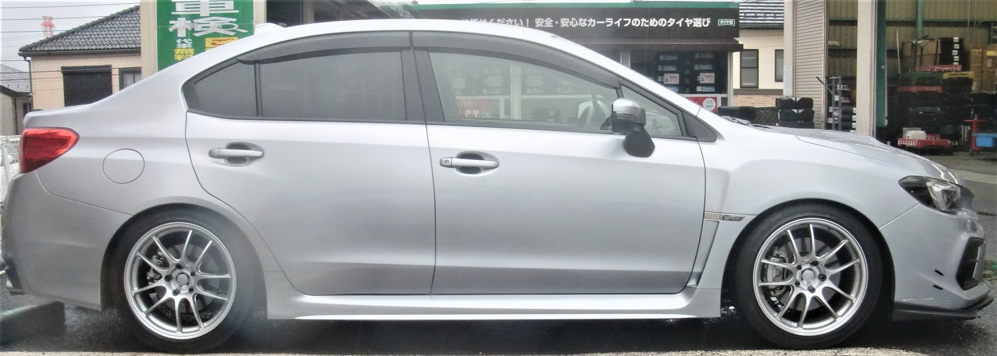 VAG型WRX S4、車高調サスペンションのお取り付け＆アライメント調整
