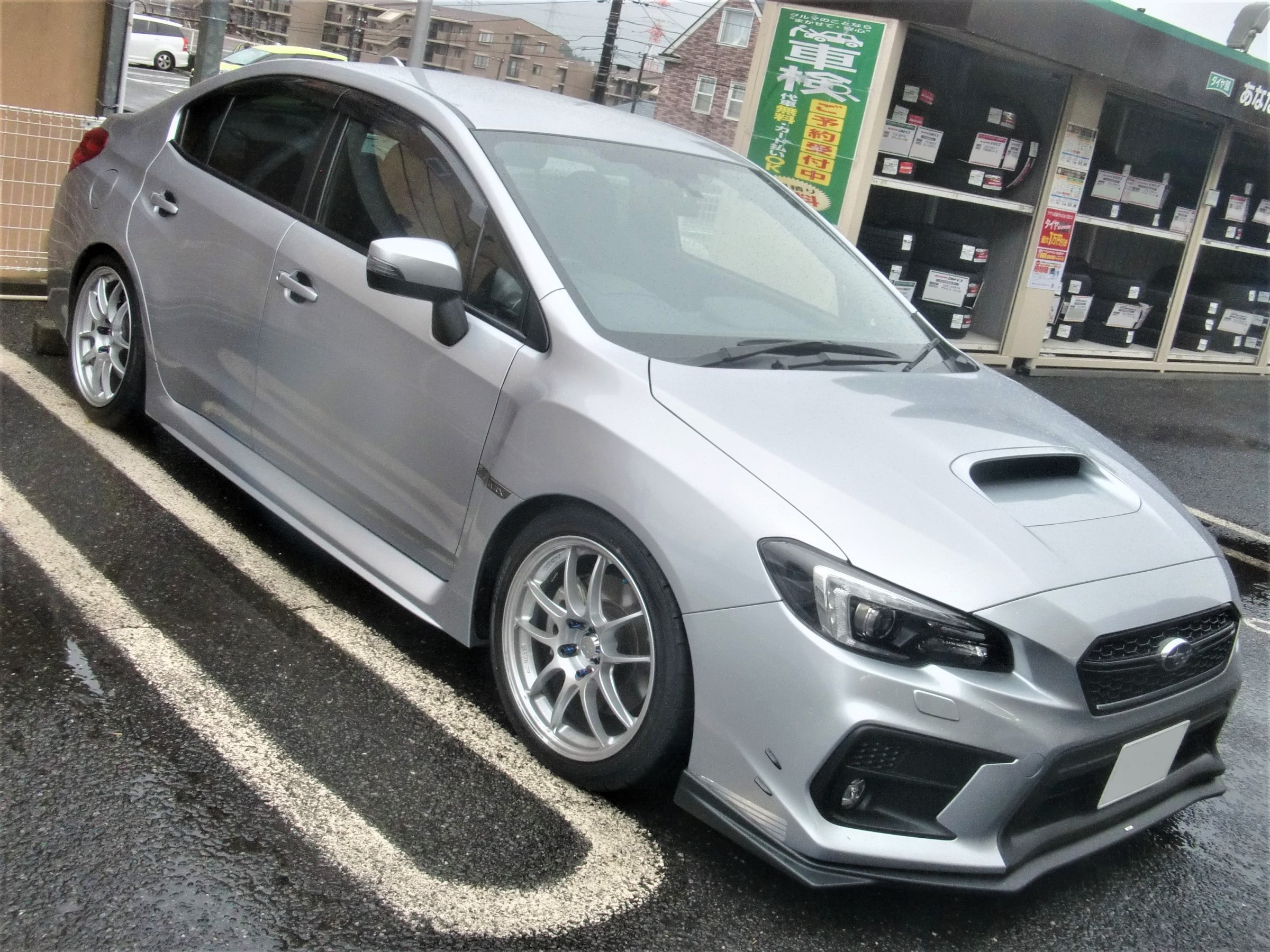 VAG型WRX S4、車高調サスペンションのお取り付け＆アライメント調整