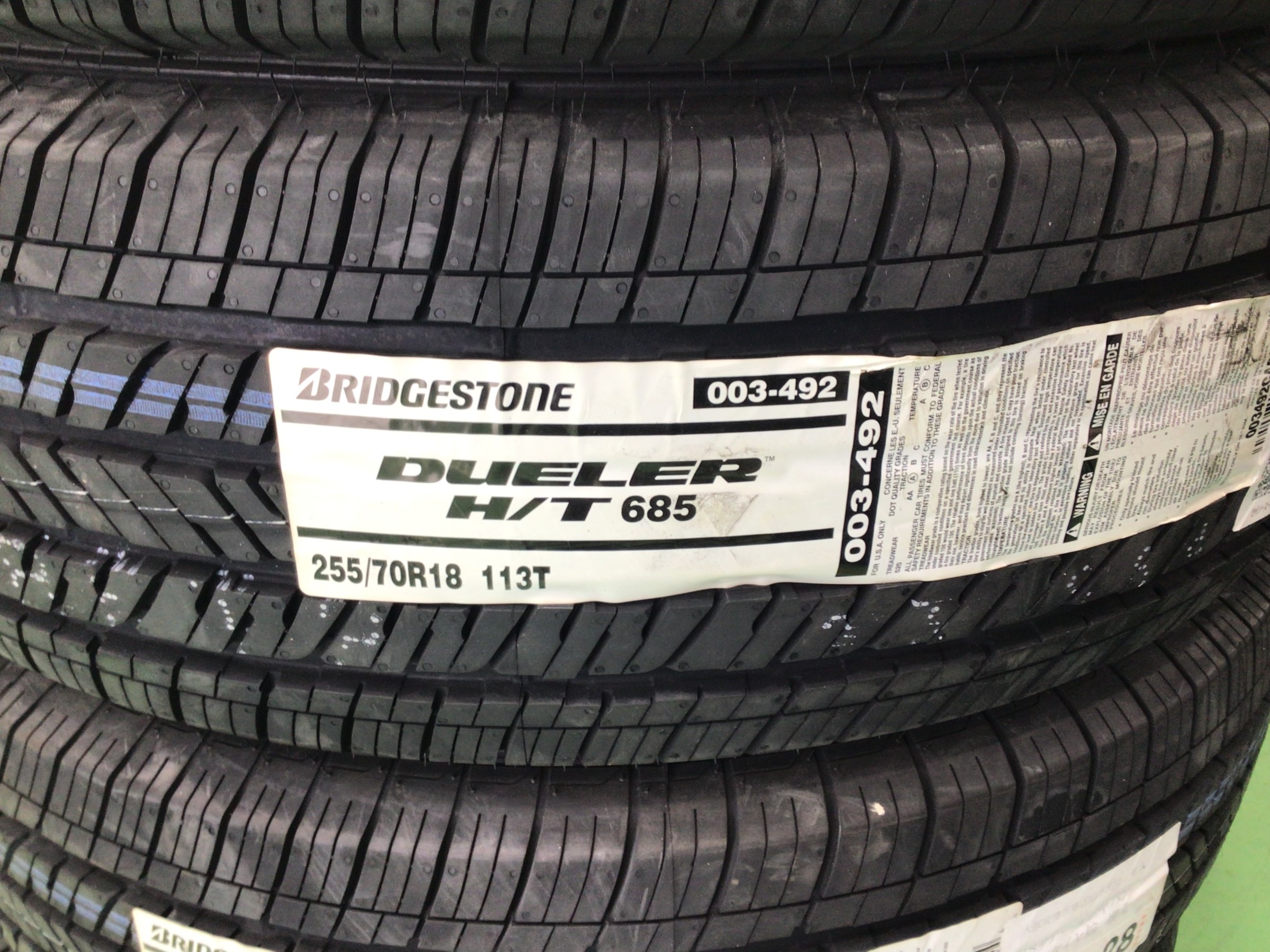 クロカンのタイヤも当店にお任せ！【DUELER H/T685 255/70R18】を