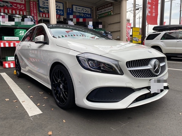 メルセデスベンツ A180】ホイール交換のご紹介です | 店舗おススメ情報