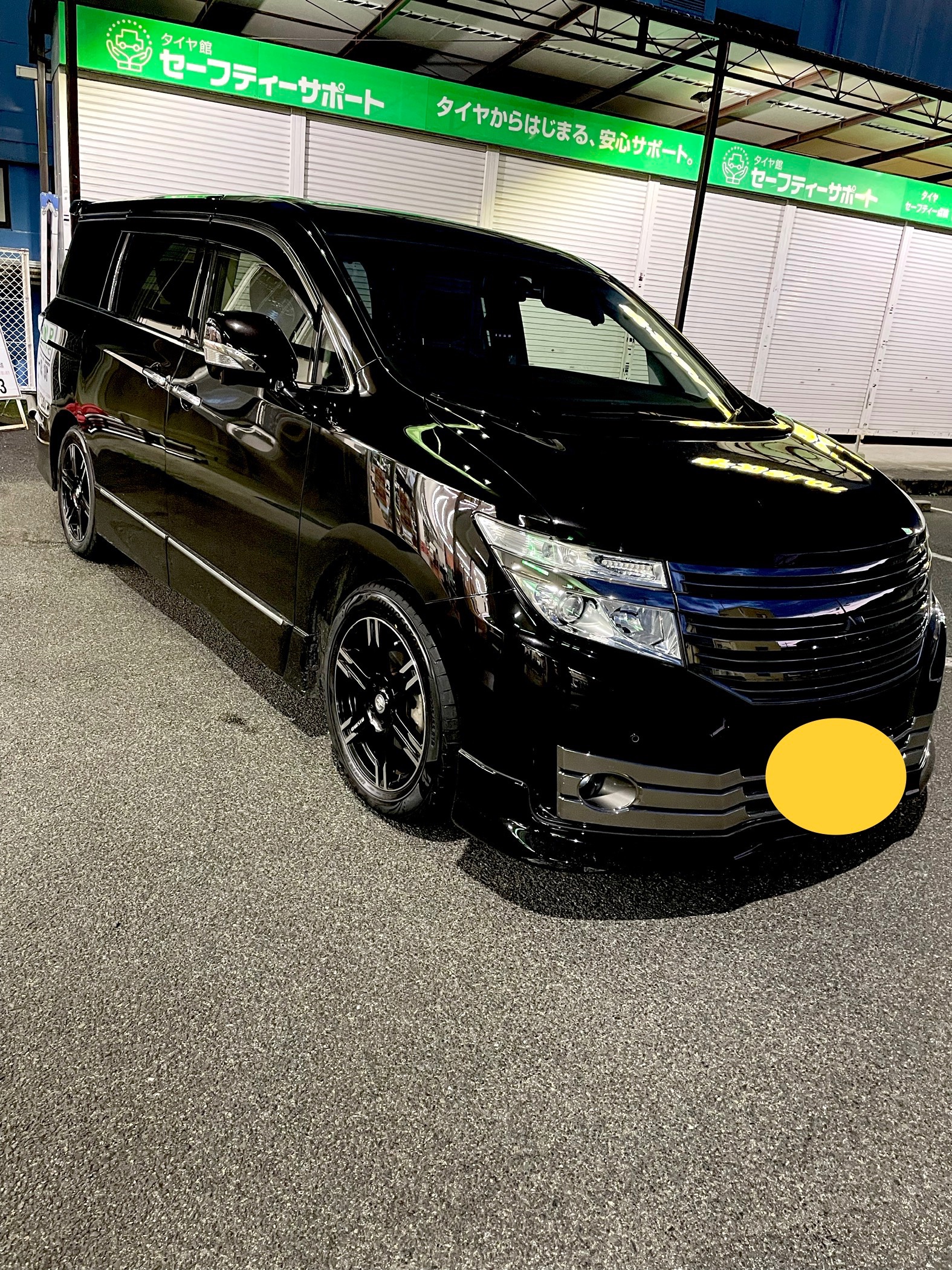 タイヤ取り付け後