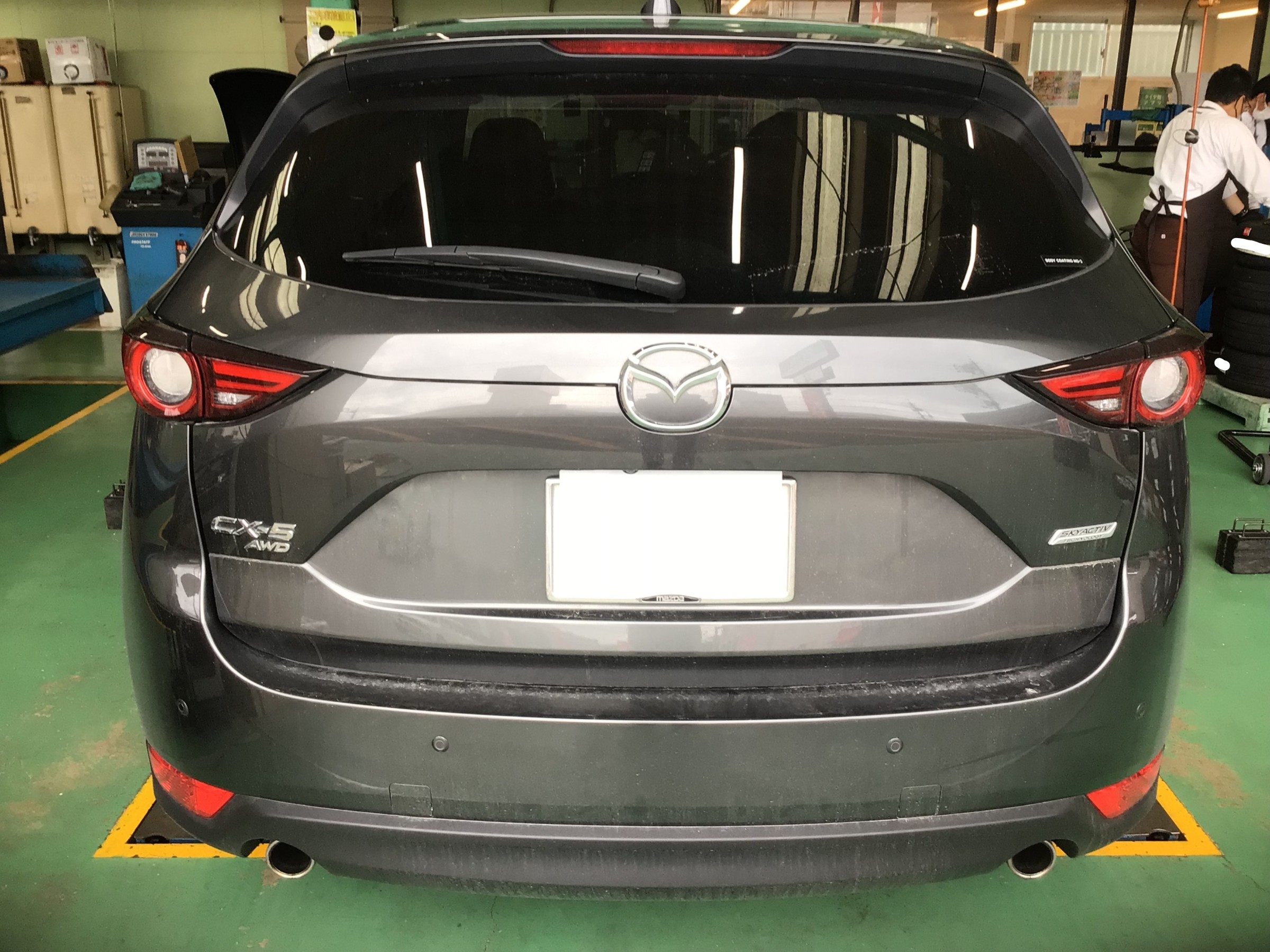 マツダ　CX-5　夏タイヤ　アレンザLX100へ交換&アライメント調整タイヤ館廿日市