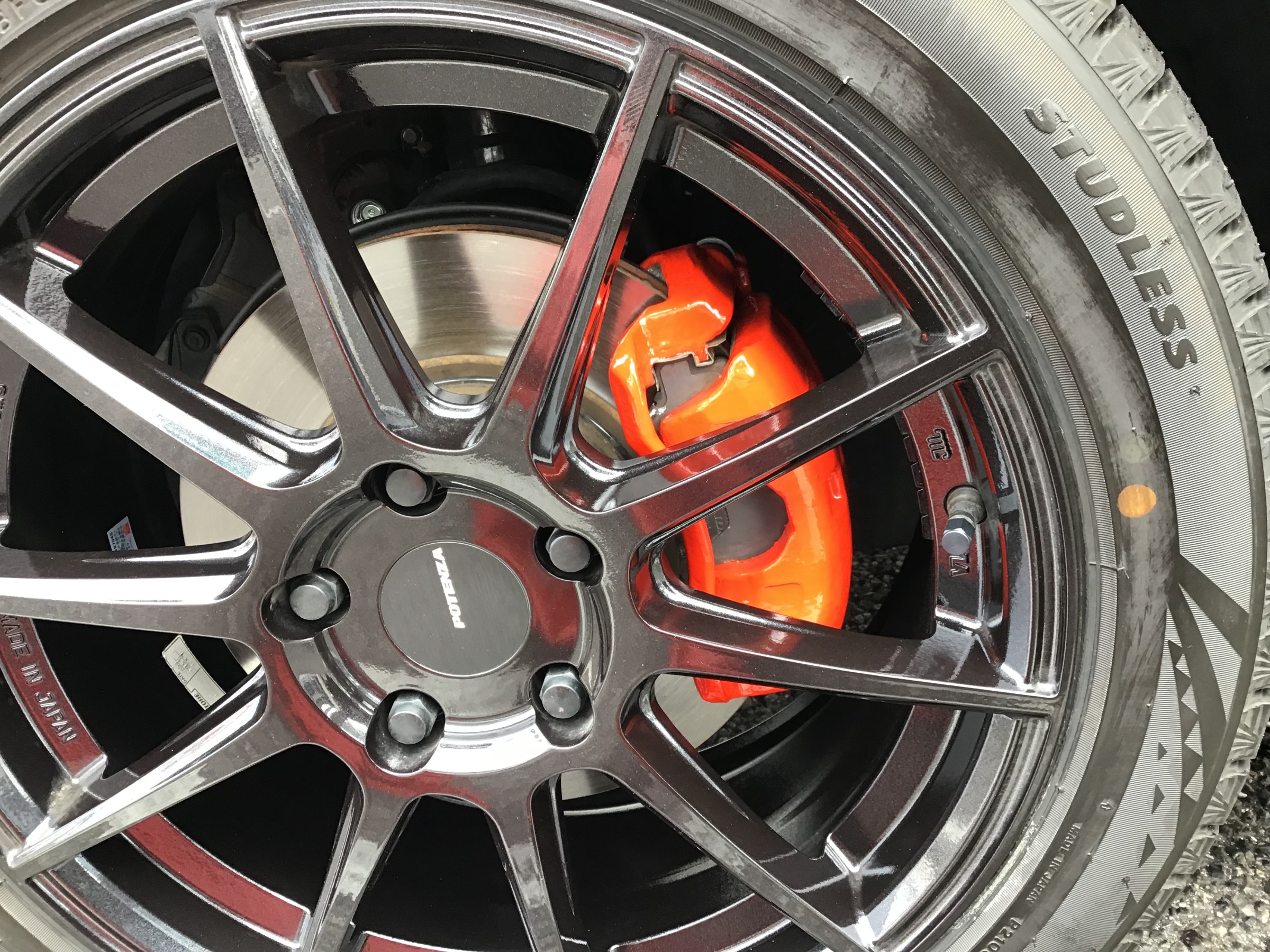 ホンダ・シビック・FL1】ブレーキキャリパー塗装 人気のパフォーマンス