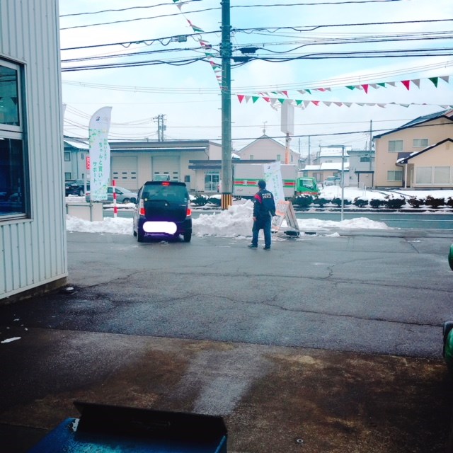 ピットにて撮影