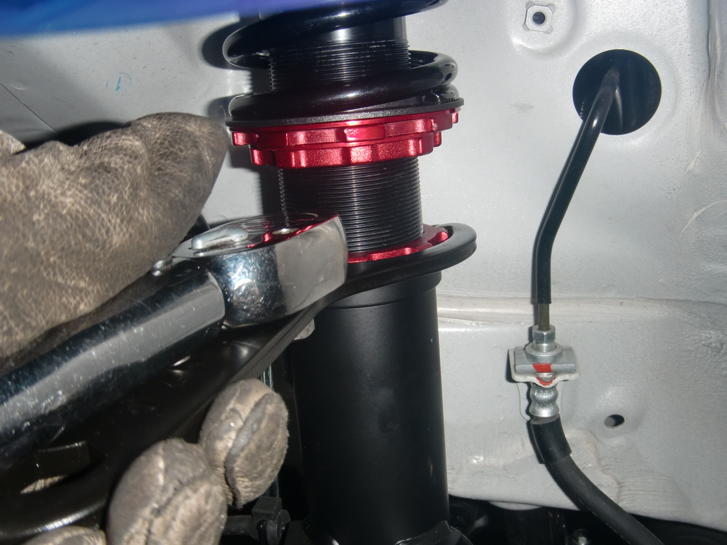 MH55S型ワゴンRスティングレー、車高調サスペンションのお