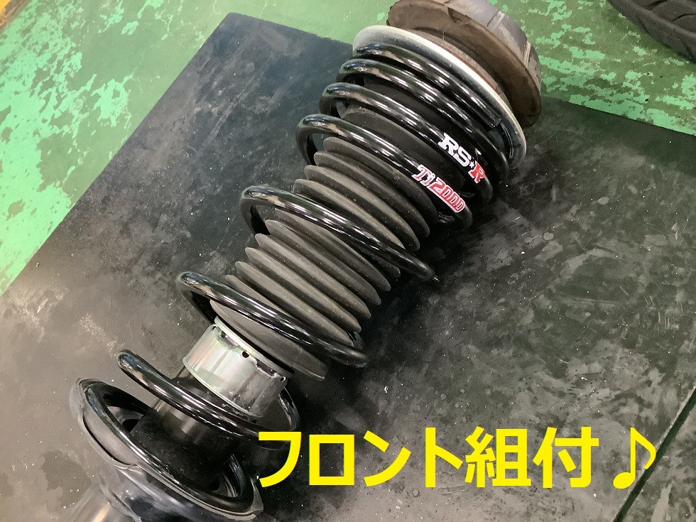 SUZUKI【 アルト HA36S】RS-R Ti2000ダウンサス取付 ENKEI92