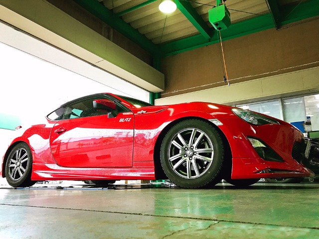 ８６の車高上げたり あれこれと トヨタ 86 その他 パーツ取付 足回り関係取付 サービス事例 タイヤ館 敦賀 石川県 福井県のタイヤ カー用品ショップ タイヤからはじまる トータルカーメンテナンス タイヤ館グループ