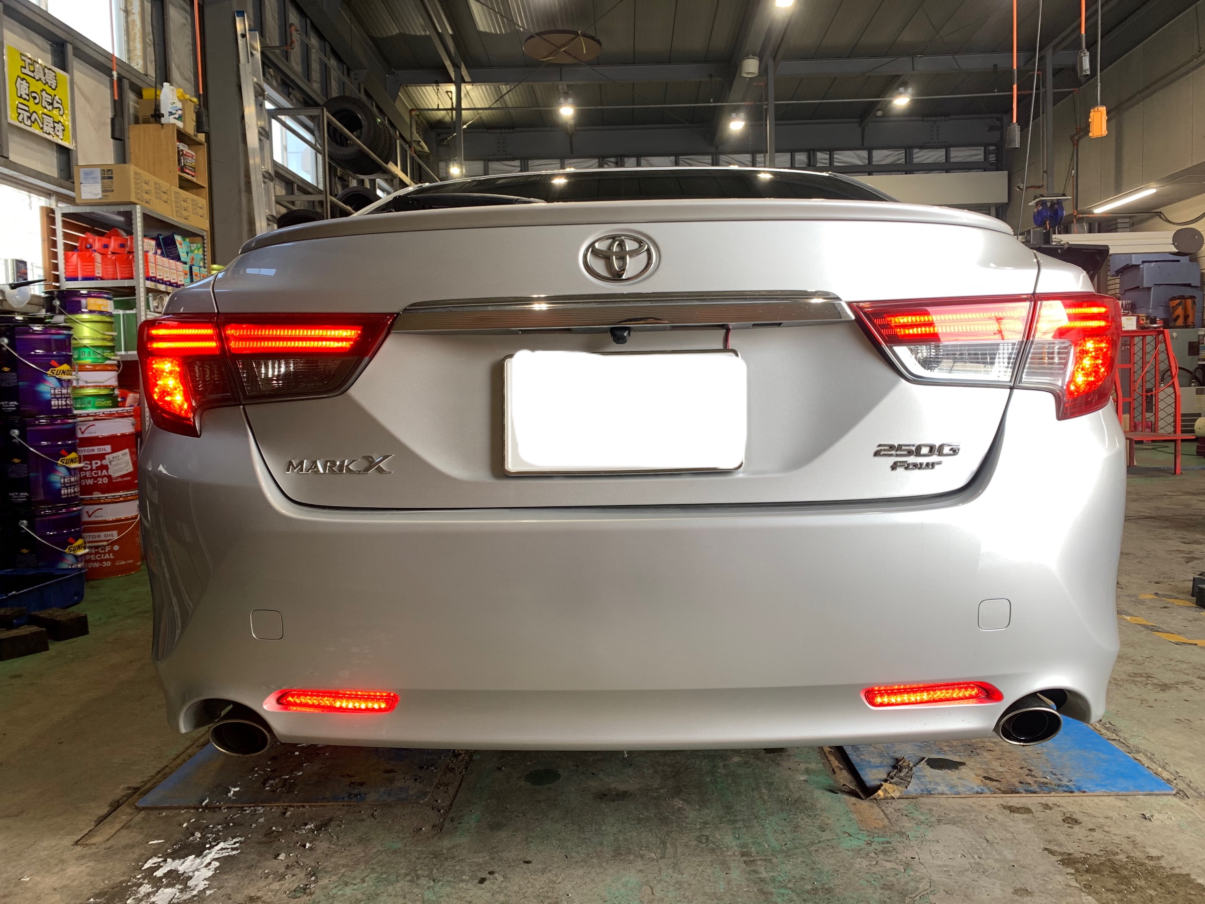 TOYOTA マークX！色々取り付けました( ・ω・)/ | 店舗おススメ