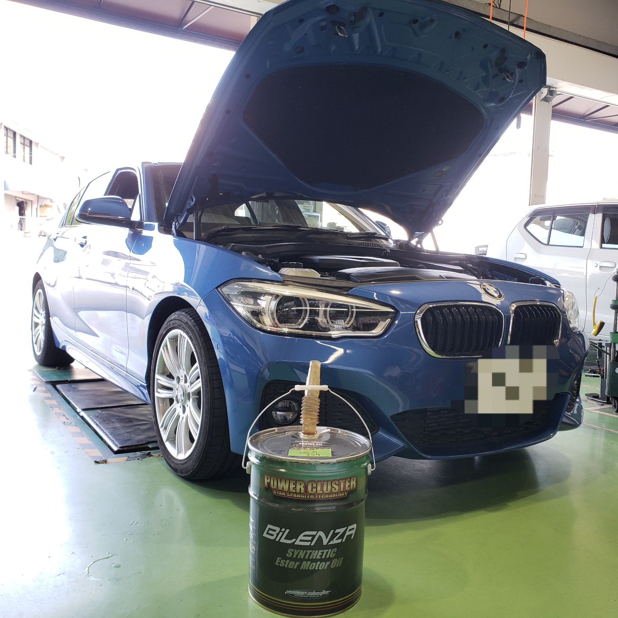 BMW F20 118d オイル交換しました BMW 1シリーズ 技術サービス施工事例 タイヤ館 福岡東 タイヤからはじまる