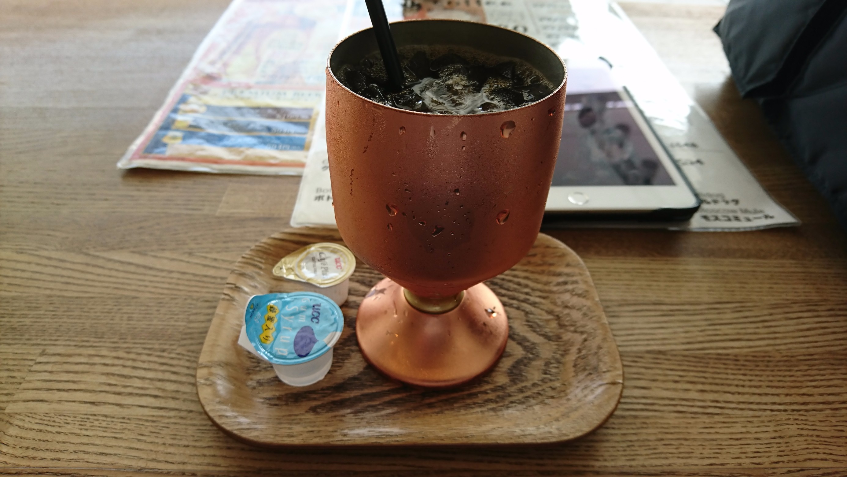 お洒落なカフェでホッと一息(*&acute;&nabla;｀*)  