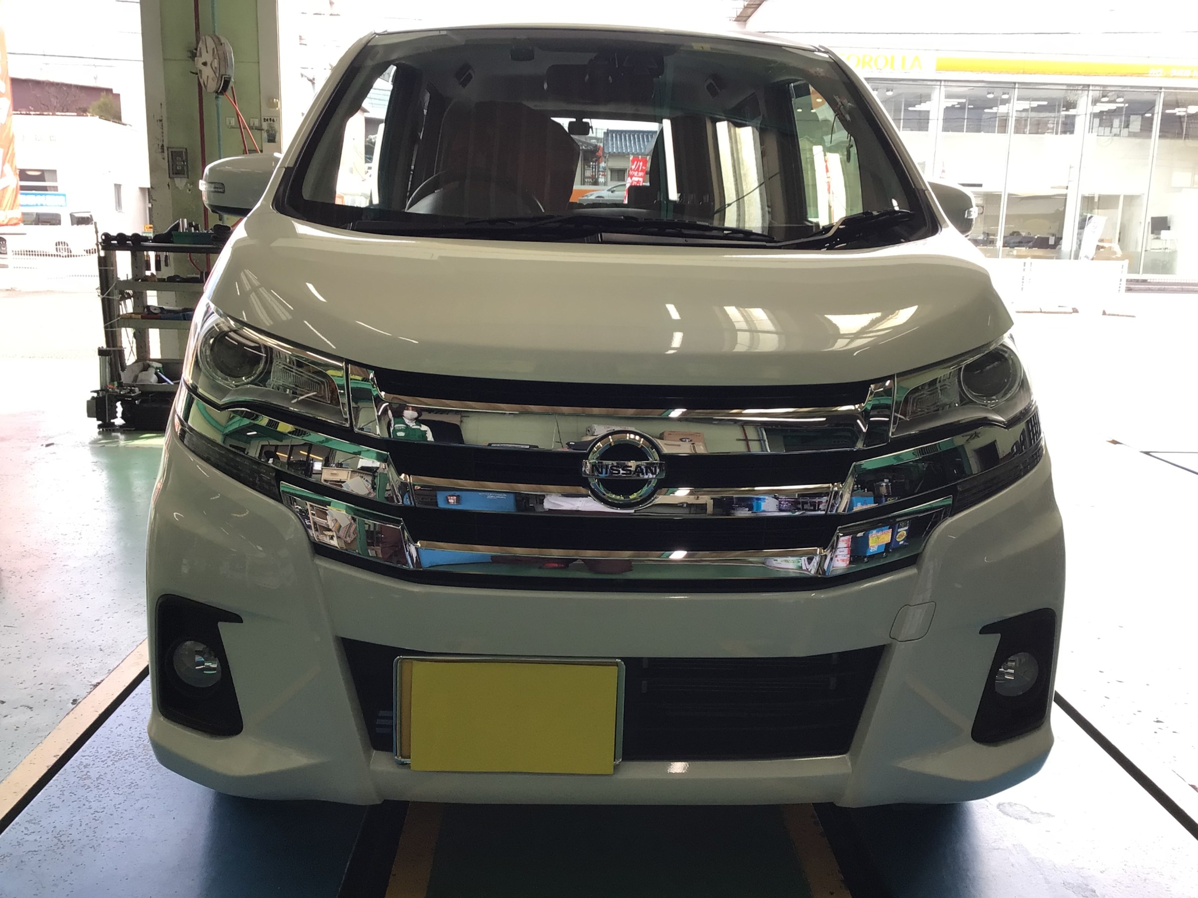 日産　デイズ　ハイウェイスター　レグノレジェーラ交換　タイヤ館廿日市