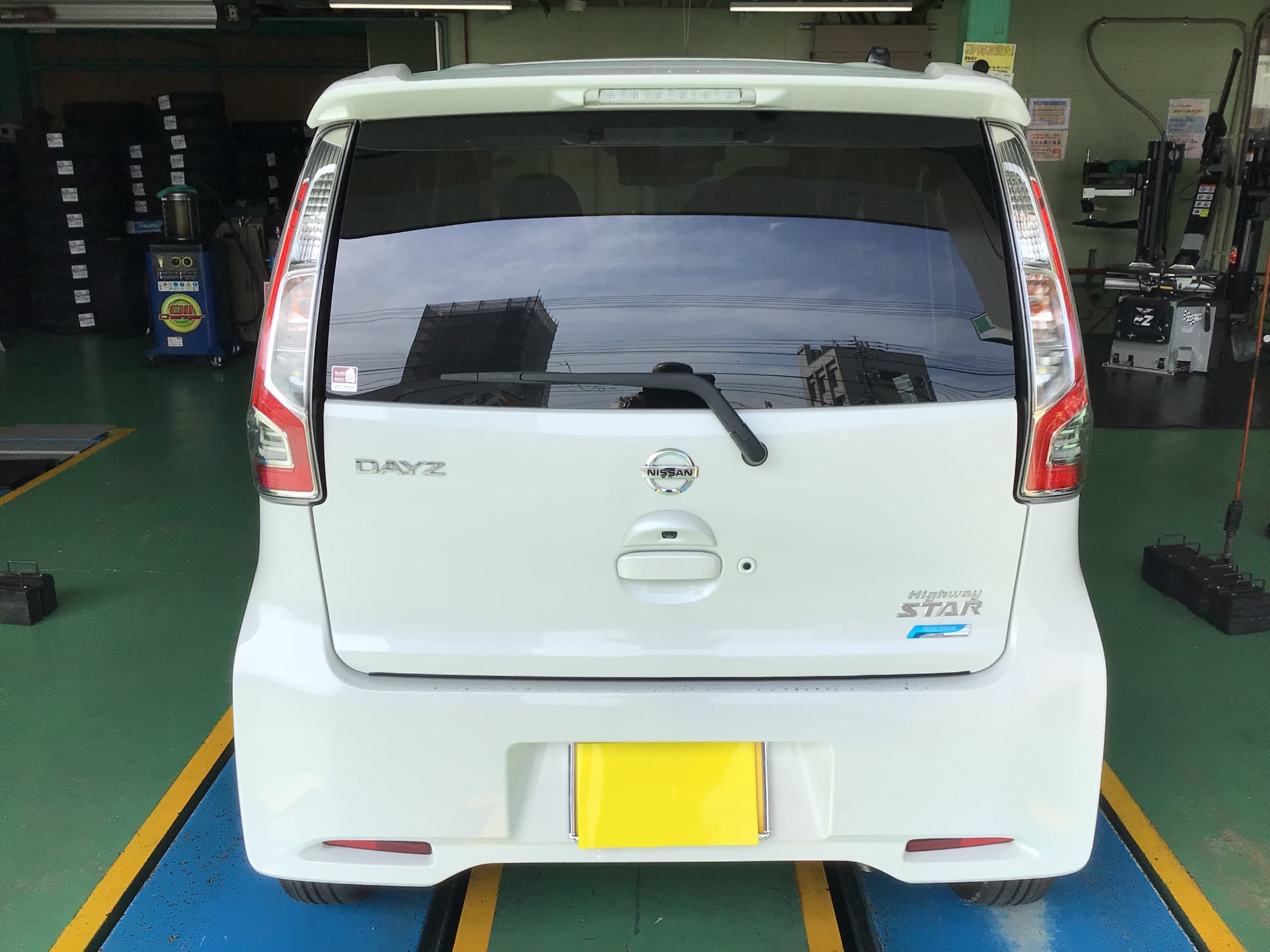 日産　デイズ　ハイウェイスター　レグノレジェーラ交換　タイヤ館廿日市