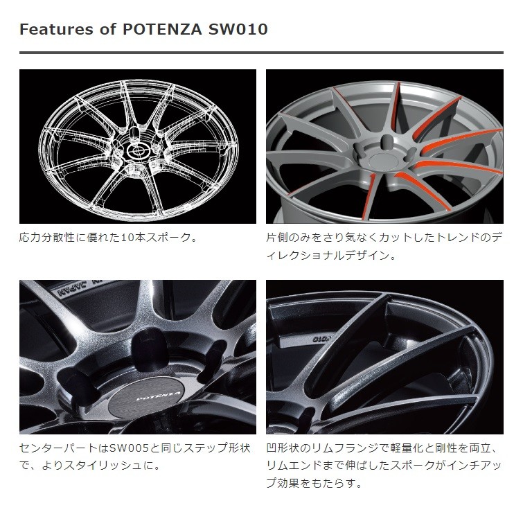 走る歓びと楽しさを。スポーティ＆ストリートアルミホイール