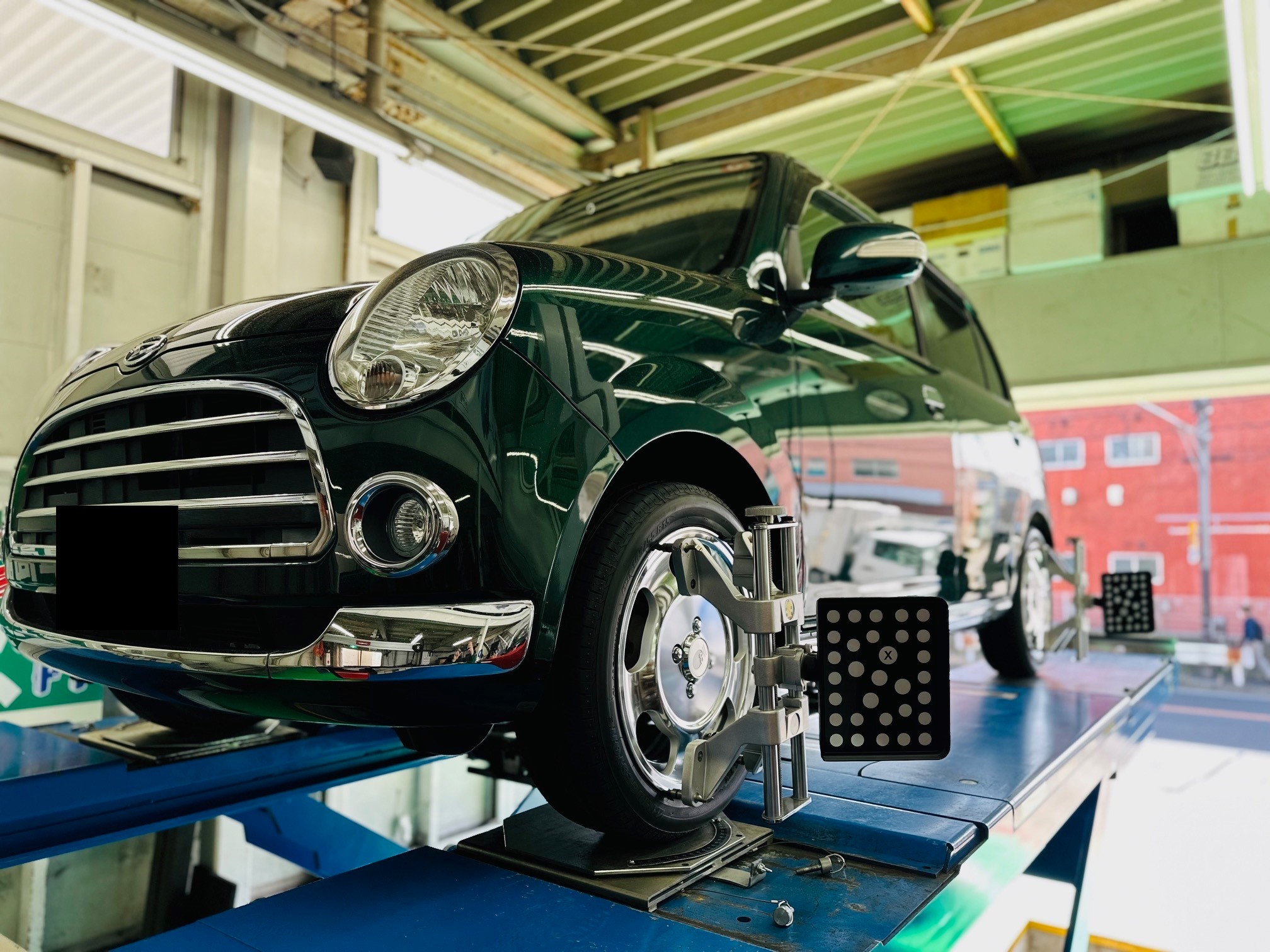 ダイハツ ミラジーノ エンケイ all seventeen 15インチ 取り付け