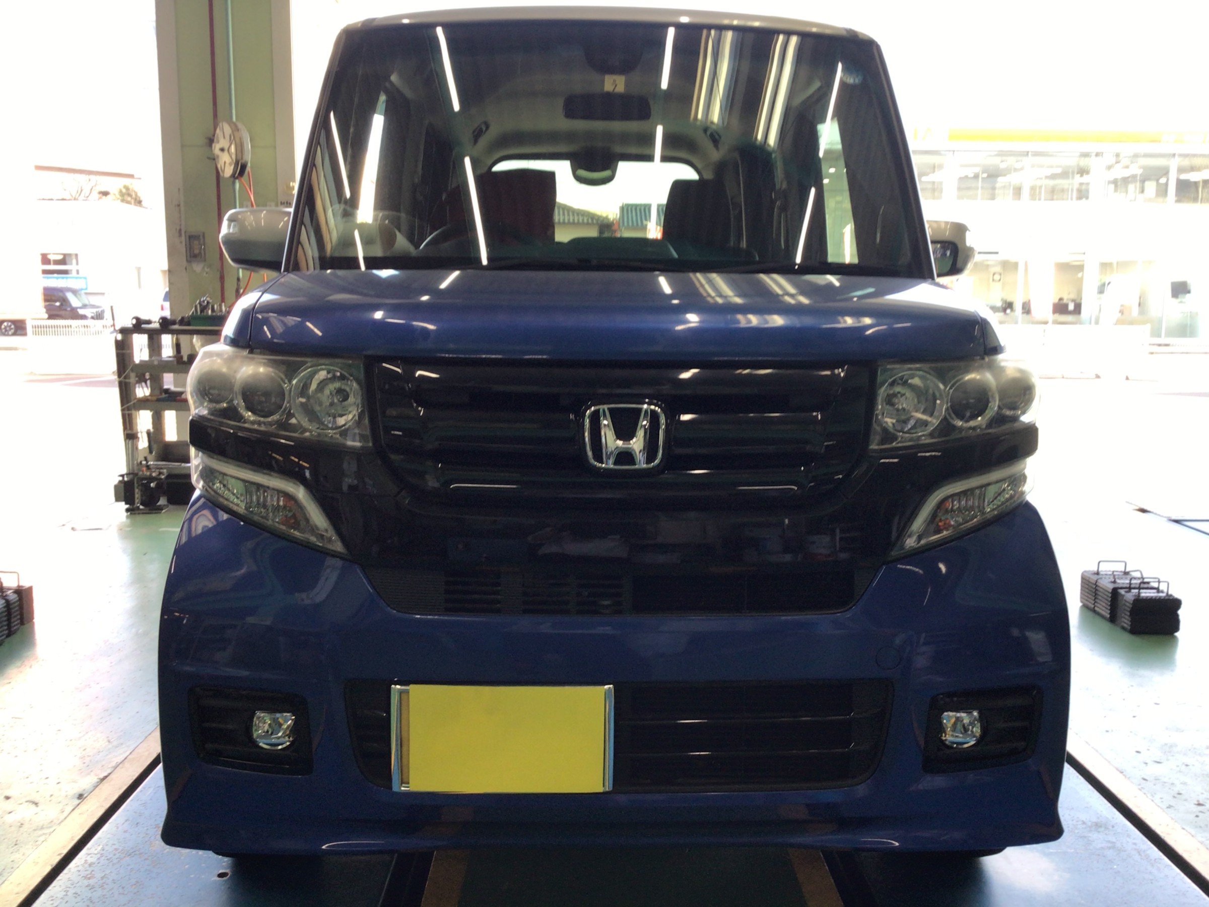 ホンダ　N-BOXカスタム　ニューノタイヤ交換タイヤ館廿日市